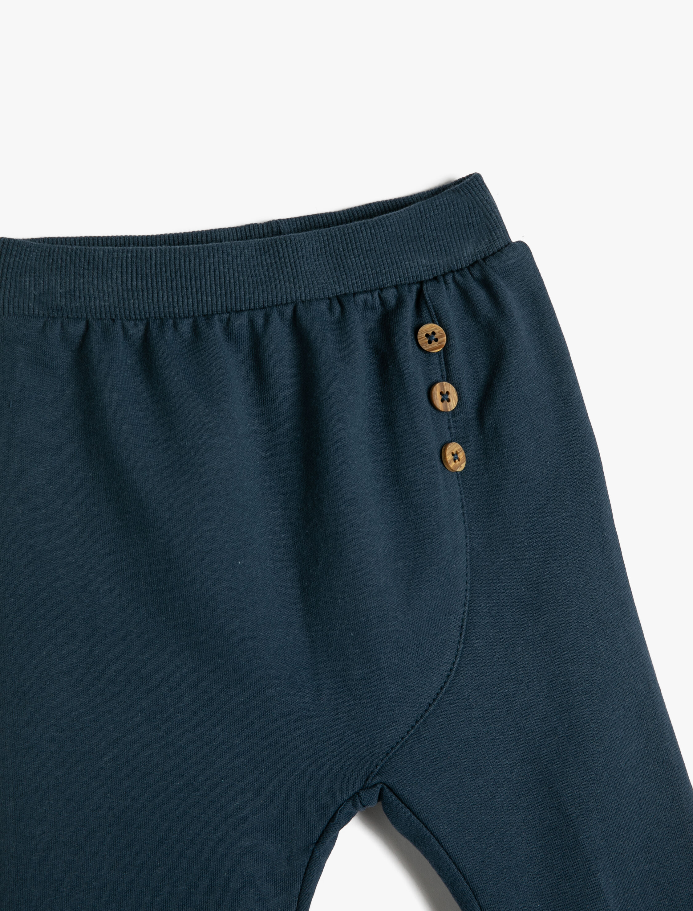  Erkek Bebek Jogger Eşofman Altı Düğme Detaylı Beli Lastikli Pamuklu