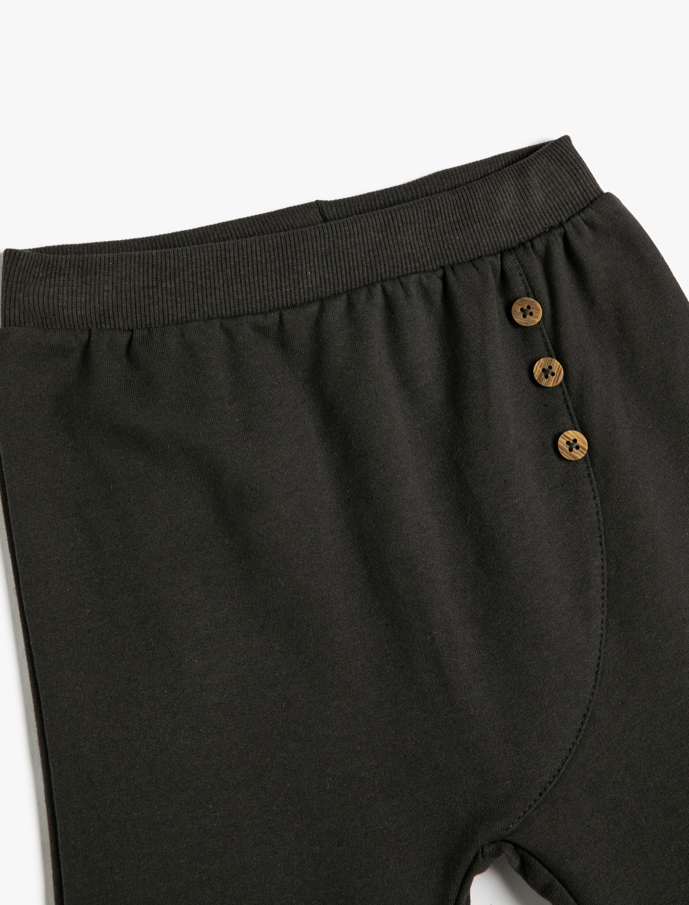  Erkek Bebek Jogger Eşofman Altı Düğme Detaylı Beli Lastikli Pamuklu