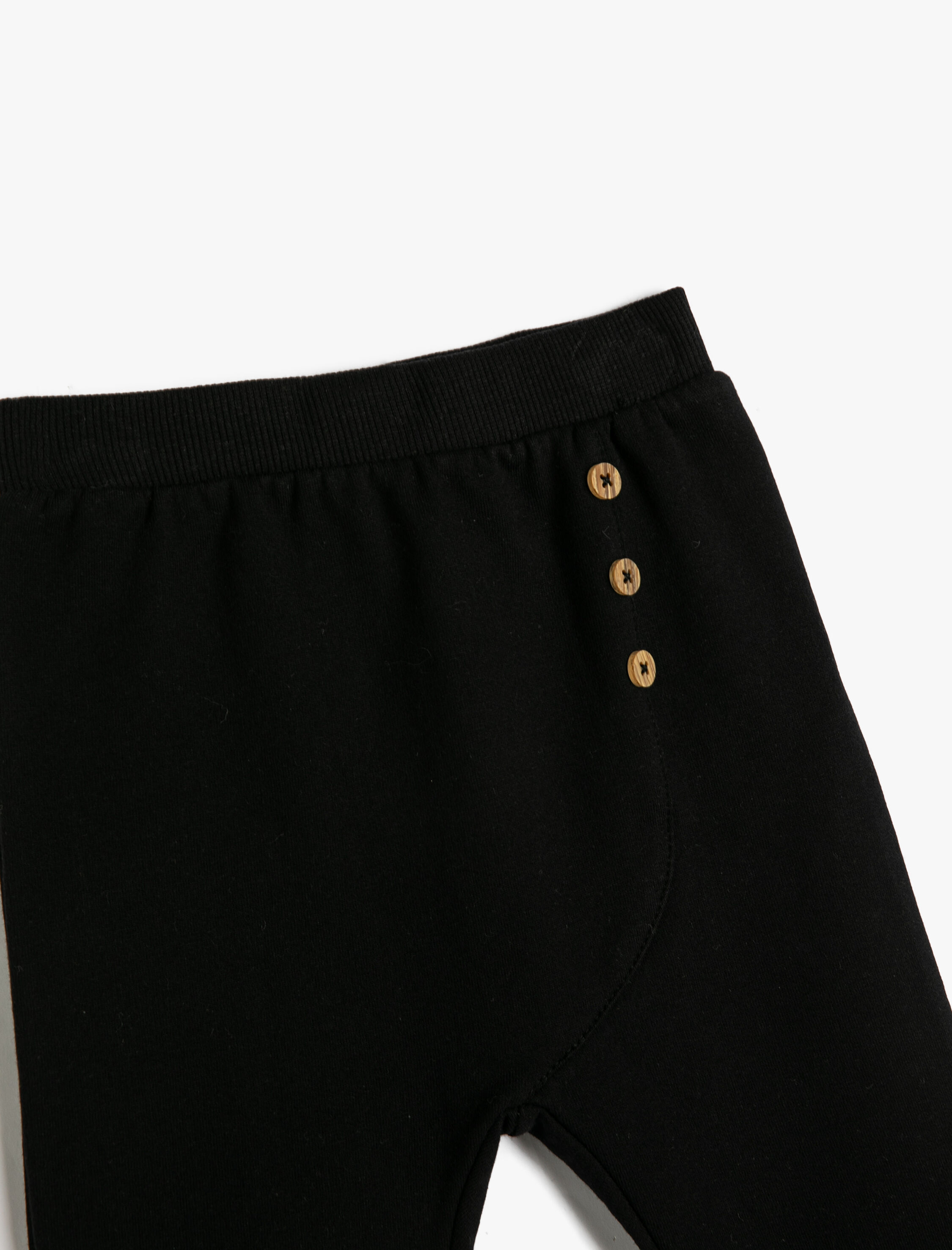  Erkek Bebek Jogger Eşofman Altı Düğme Detaylı Beli Lastikli Pamuklu