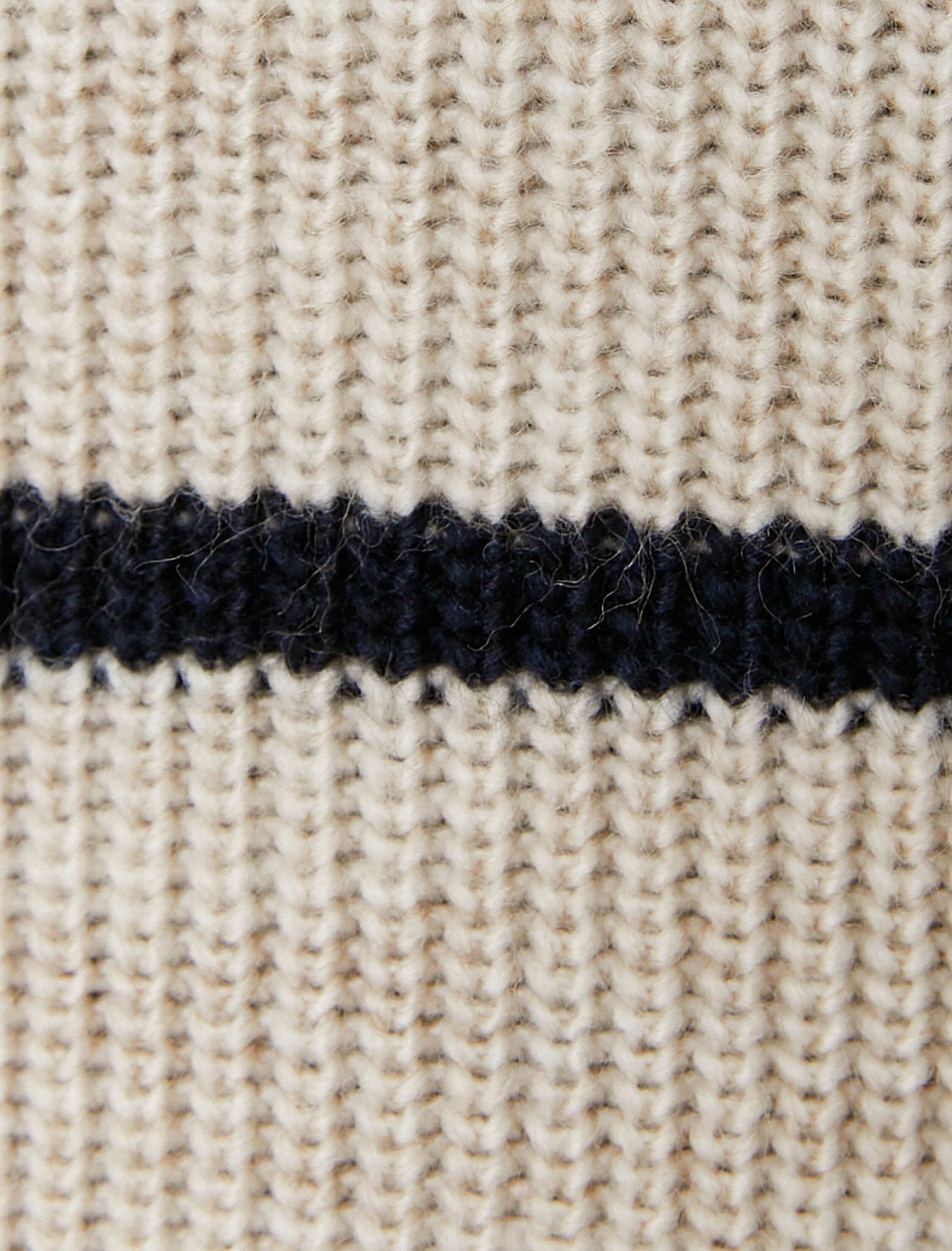   Oversize Süveter Yarım Fermuarlı Dik Yaka Örgü