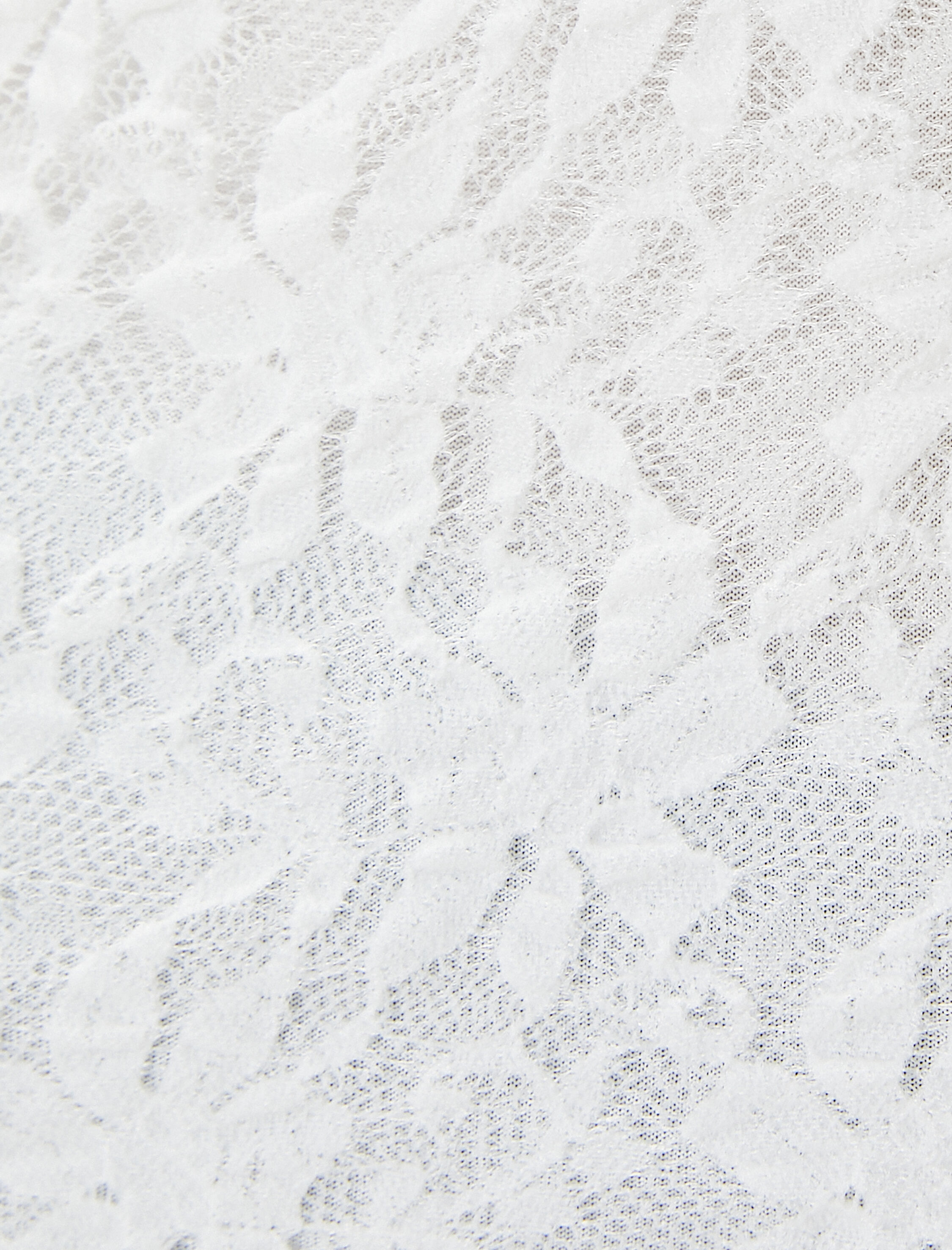   Dantelli Gömlek Düğmeli Uzun Kollu Slim Fit