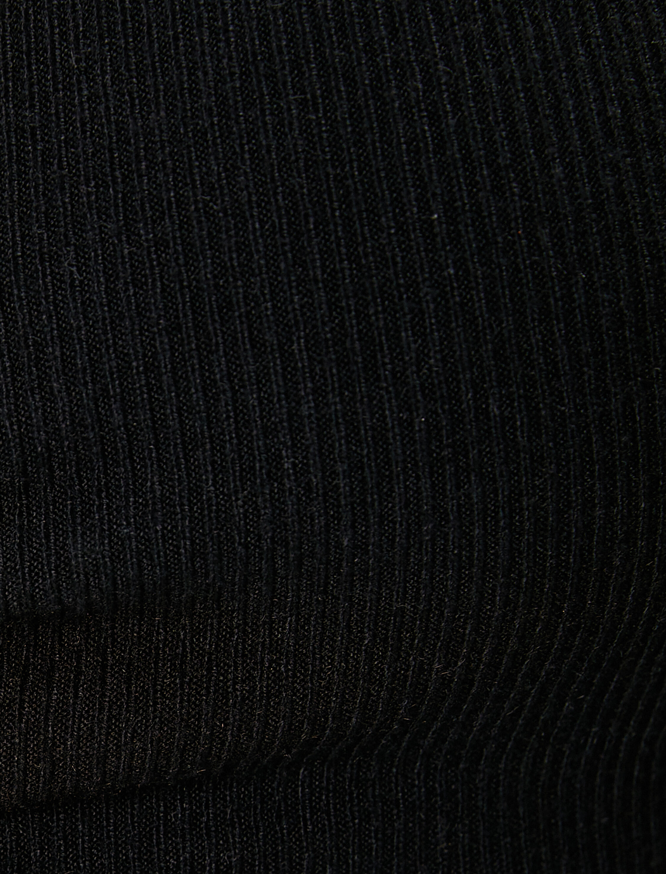   Crop Tişört Uzun Kollu Yarım Balıkçı Yaka Büzgülü Slim Fit