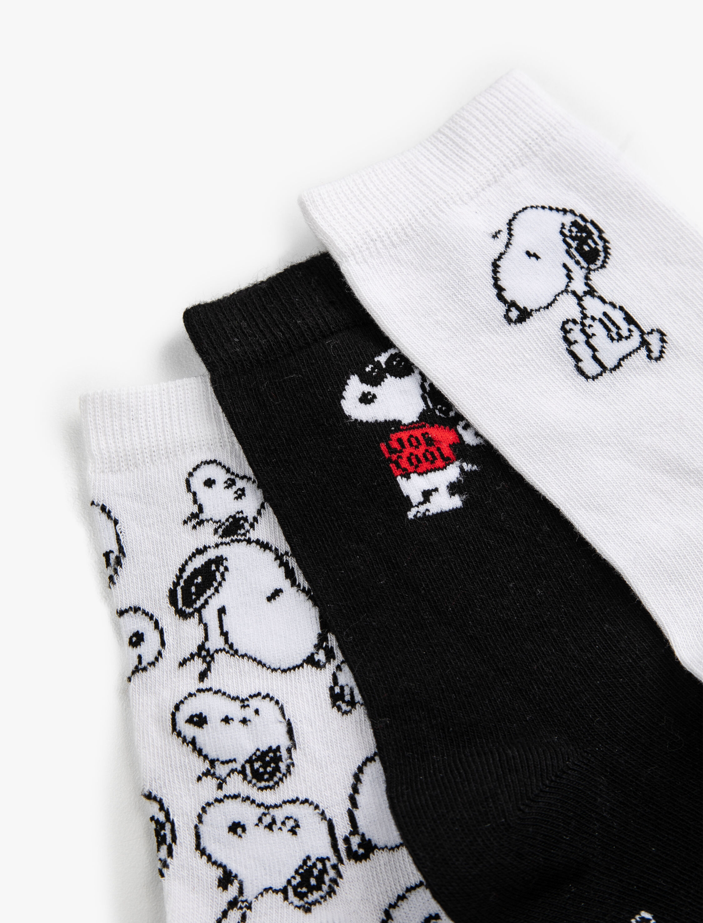  Kadın 3'lü Snoopy Lisanslı Soket Çorap