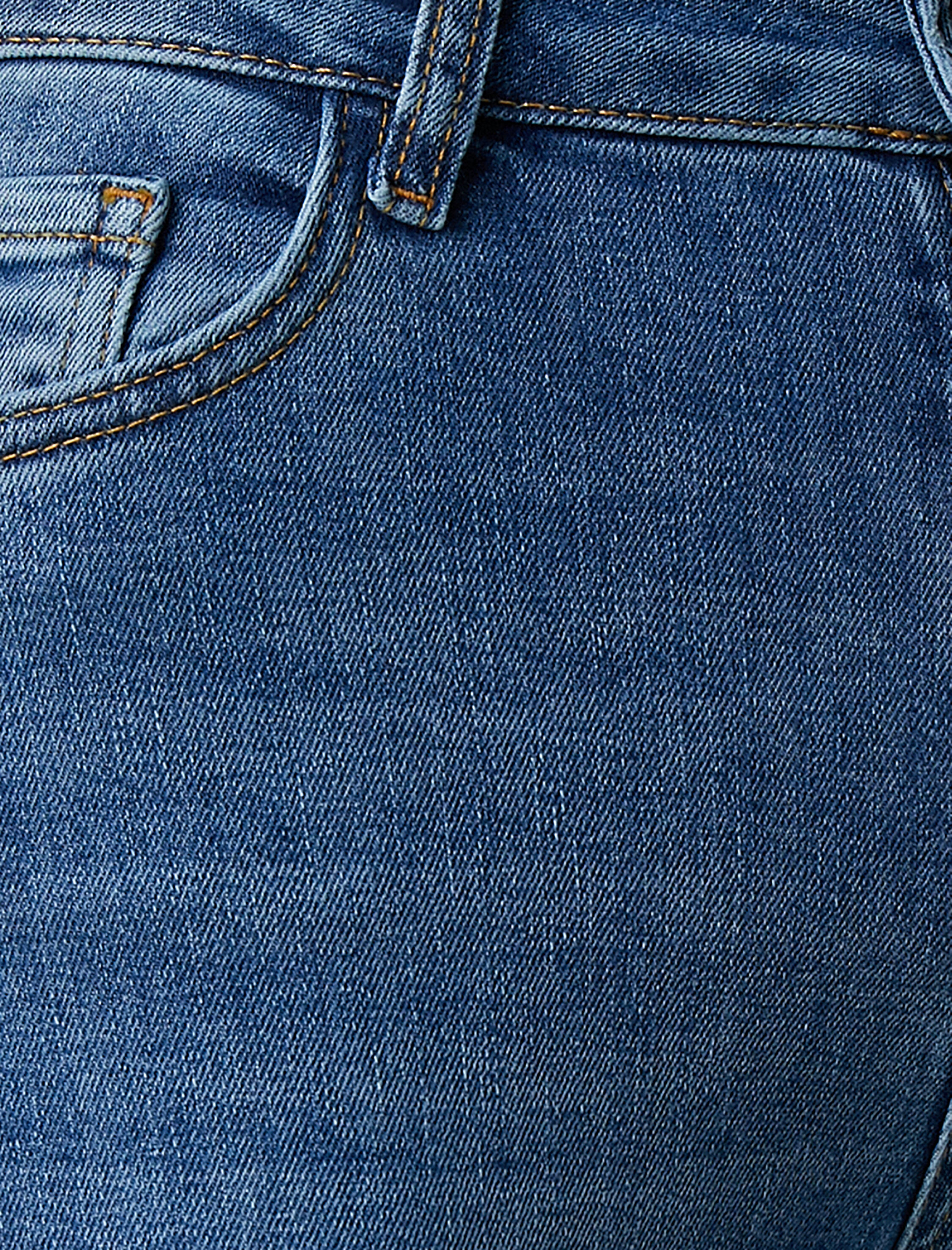   Yüksek Bel İspanyol Paça Kot Pantolon