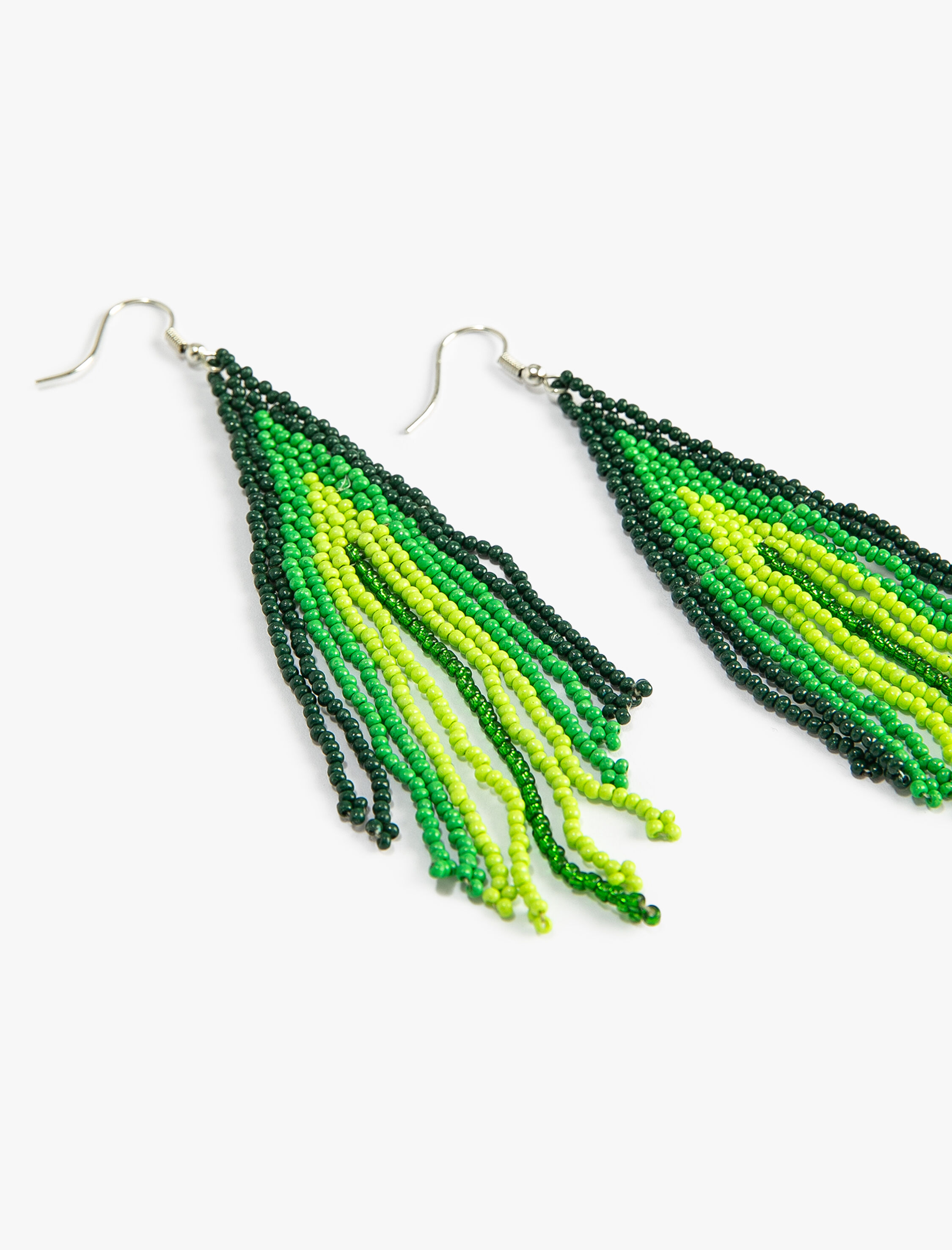  Kadın Boncuklu Küpe Sallantılı Çok Renkli