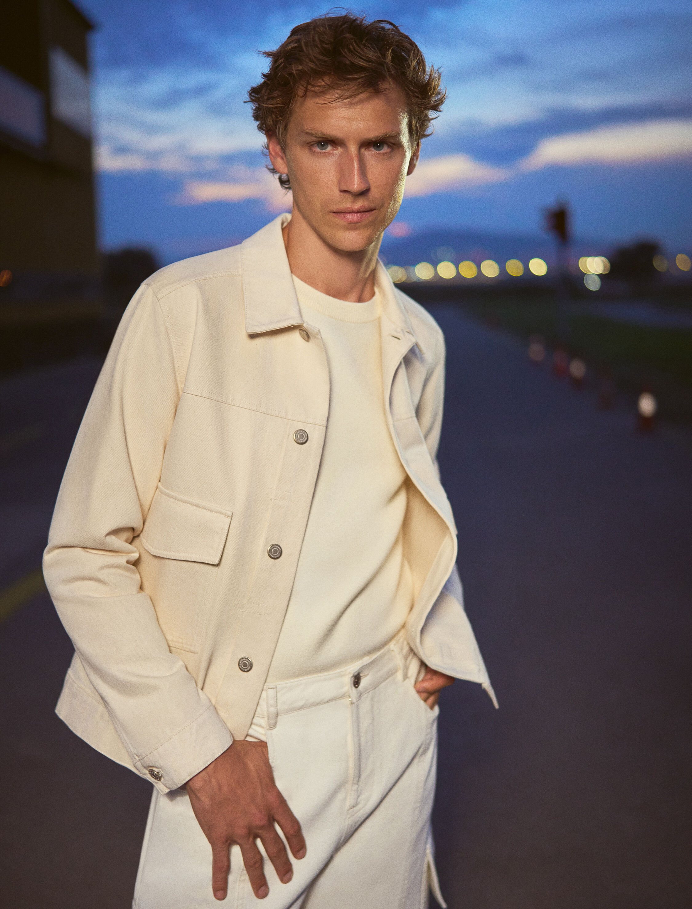   Kot Ceket Düğmeli Cep Detaylı Klasik Yaka