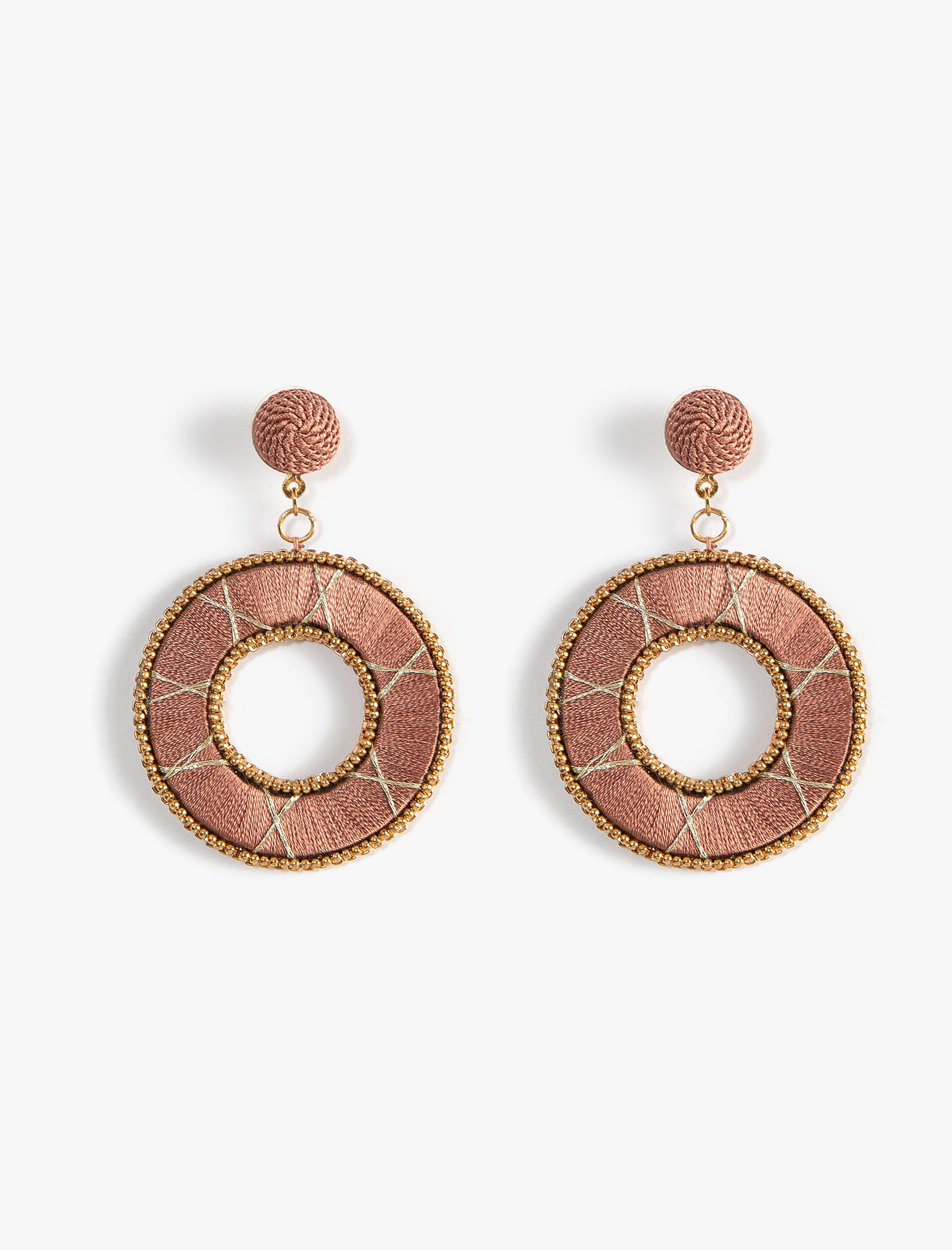  Kadın Boncuklu Küpe Sallantılı Geometrik Şekilli