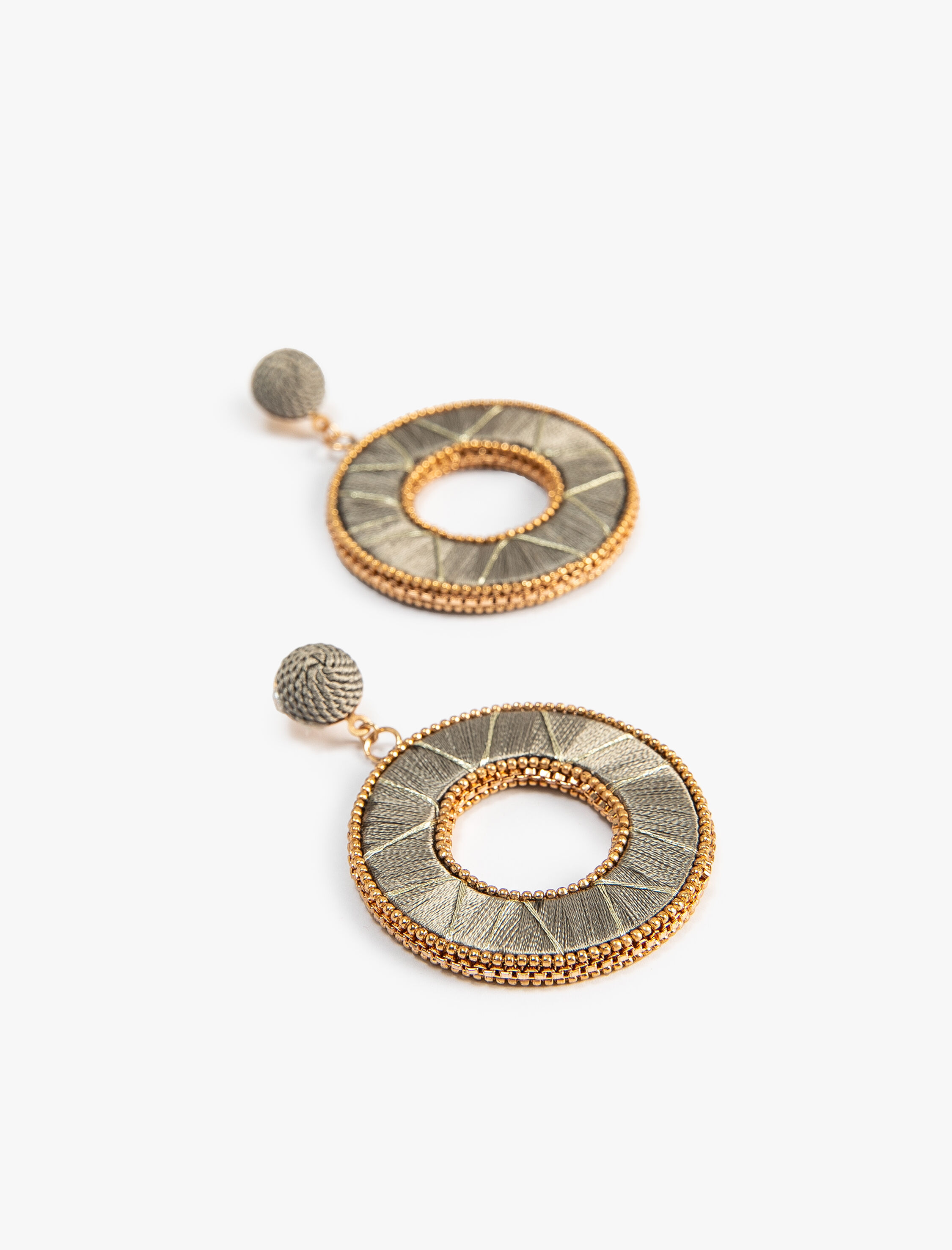  Kadın Boncuklu Küpe Sallantılı Geometrik Şekilli