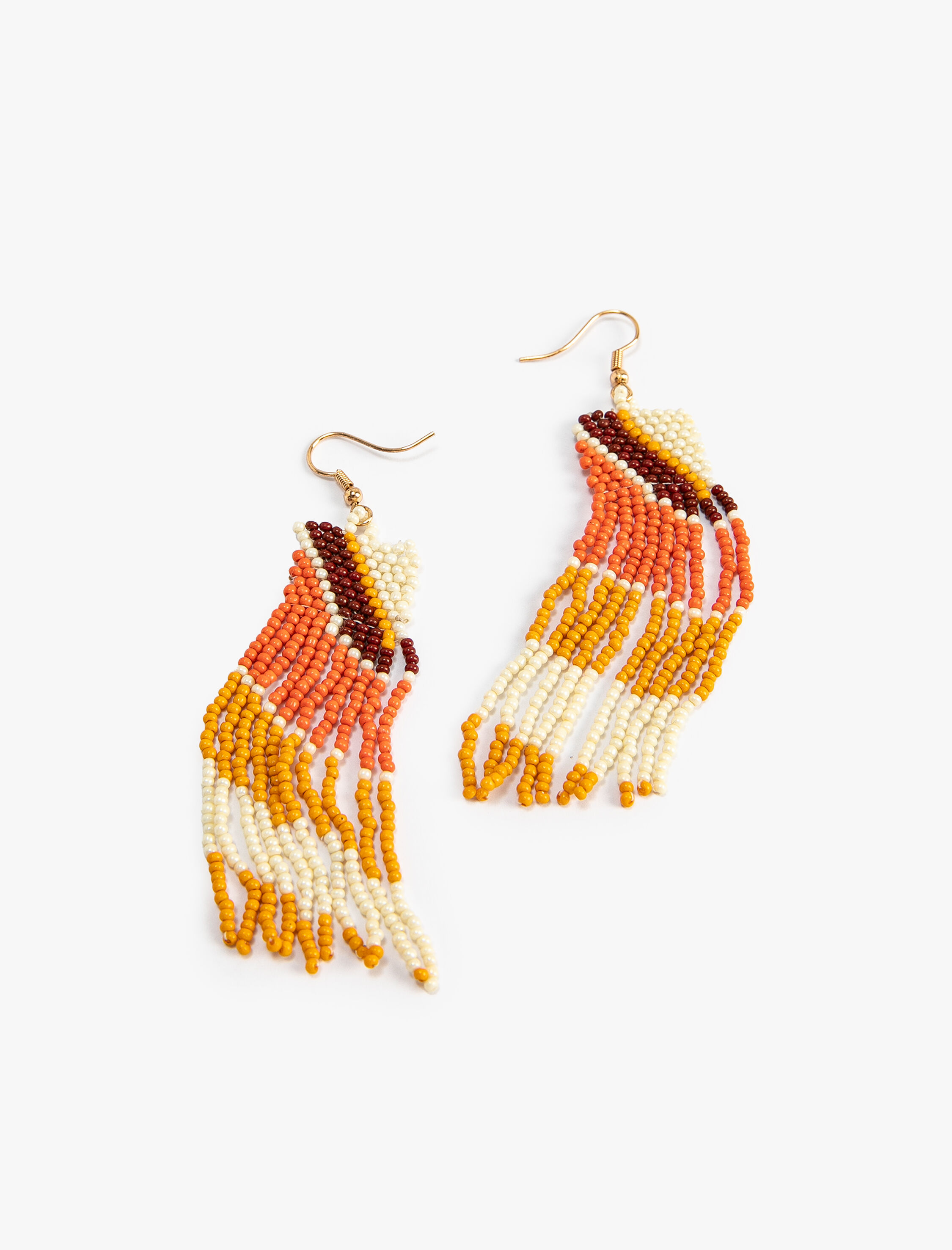  Kadın Boncuklu Küpe Sallantılı Çok Renkli