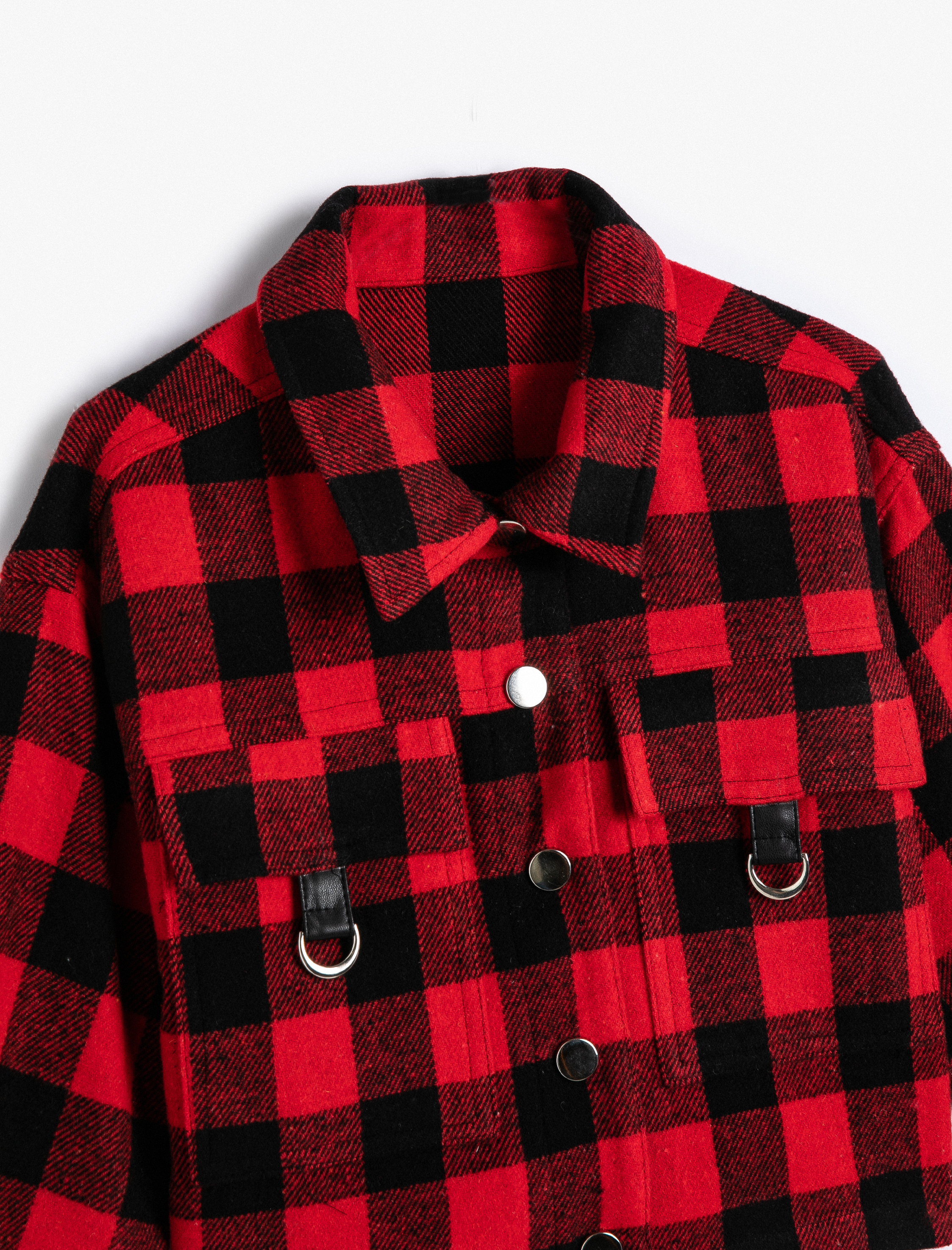  Kız Çocuk Gömlek Ceket Cep Detaylı Uzun Kollu