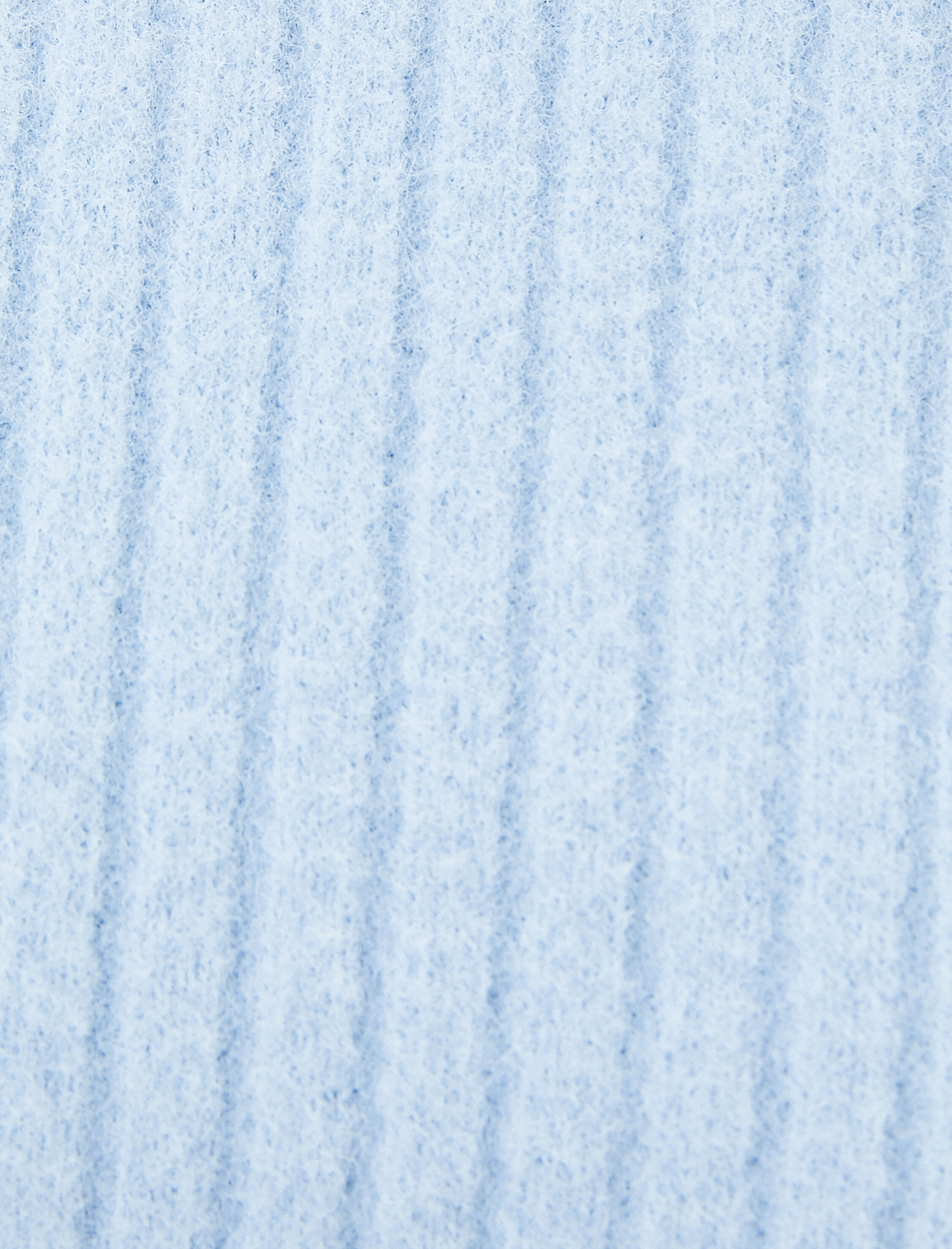   Crop Triko Kazak Bisiklet Yaka Dokullu Fitilli Dar Kesim