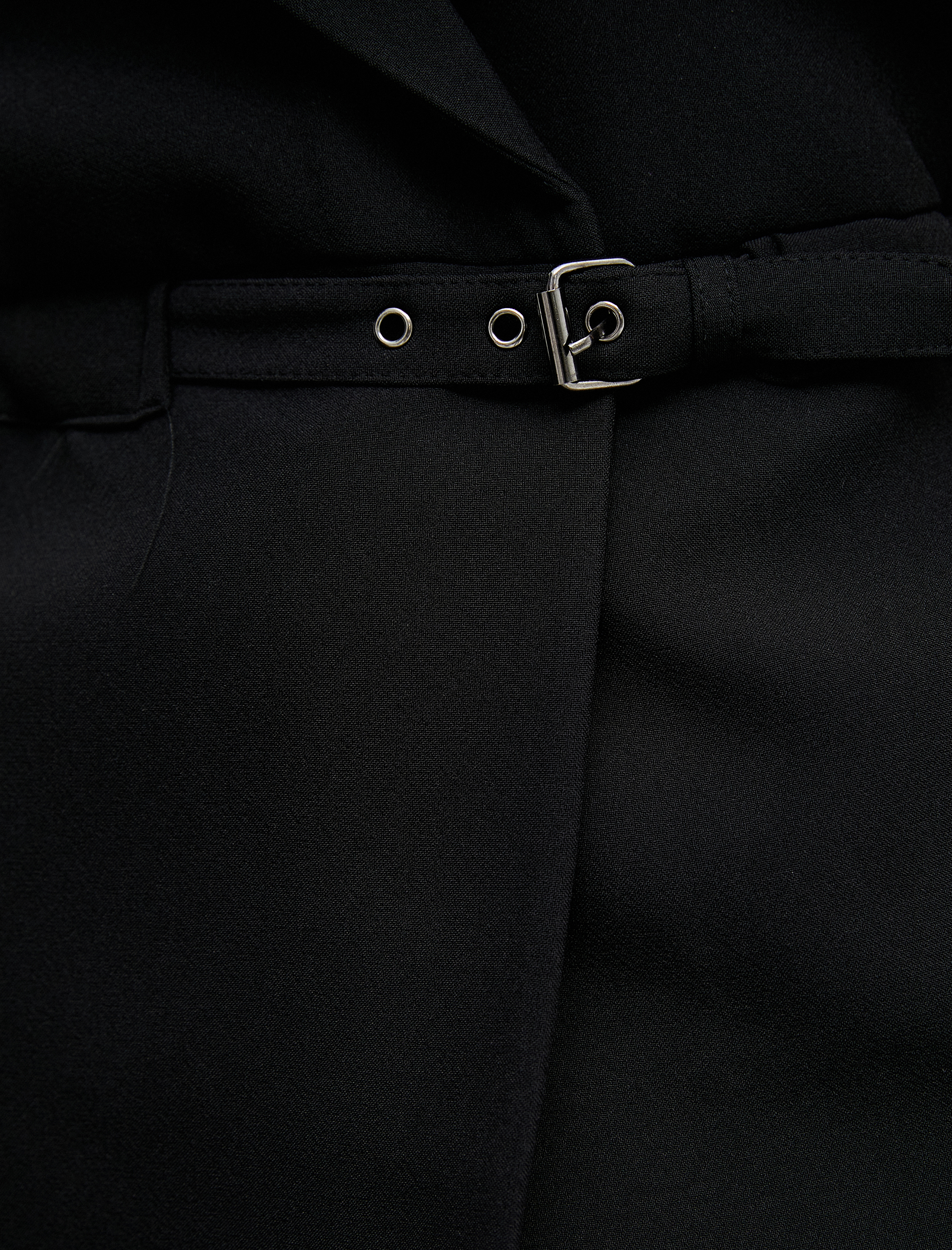   Blazer Yelek Kemer Detaylı