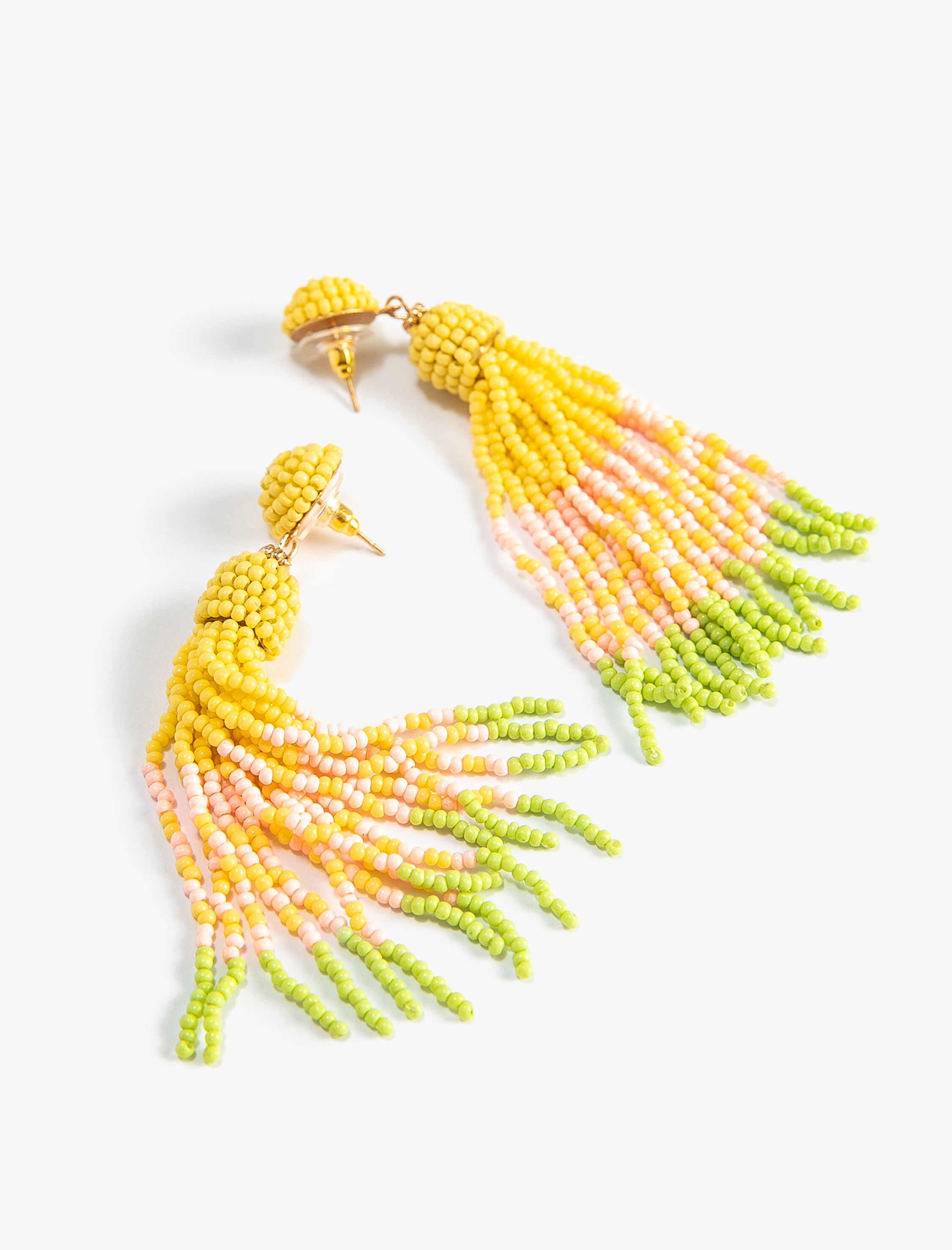  Kadın Boncuklu Küpe Sallantılı Çok Renkli