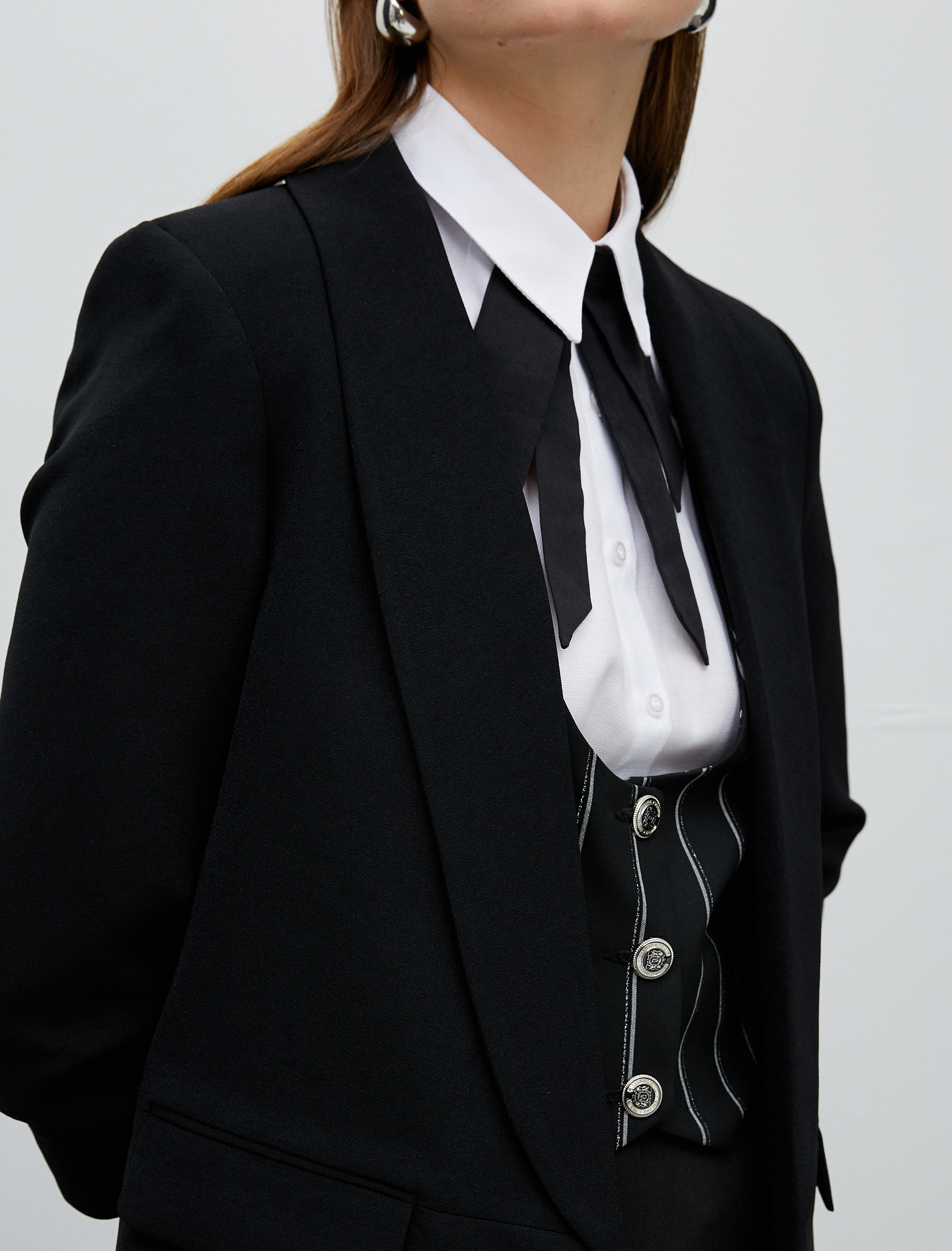   Basic Blazer Ceket Kapaklı Cepli