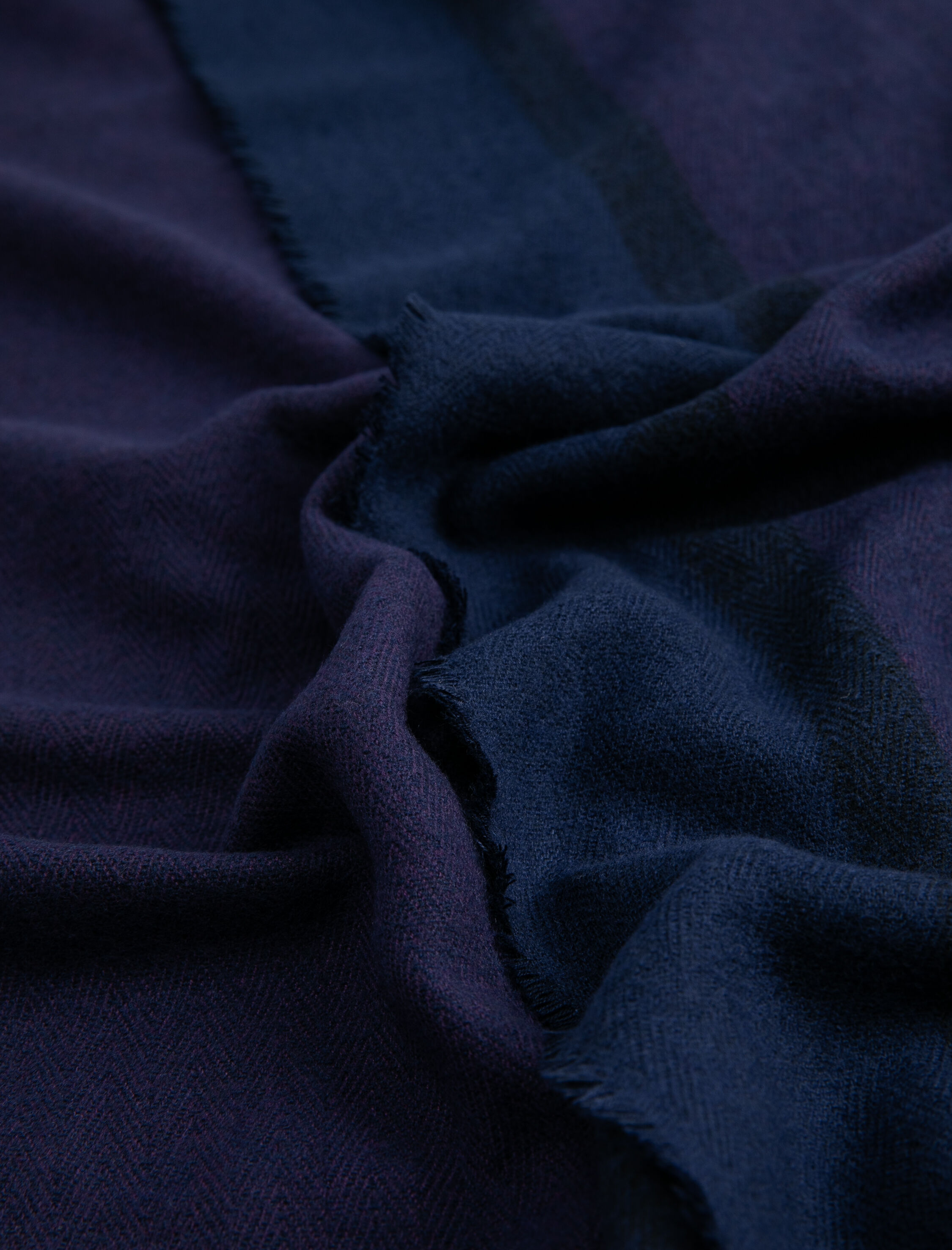  Erkek Çizgili Atkı Püskül Detaylı