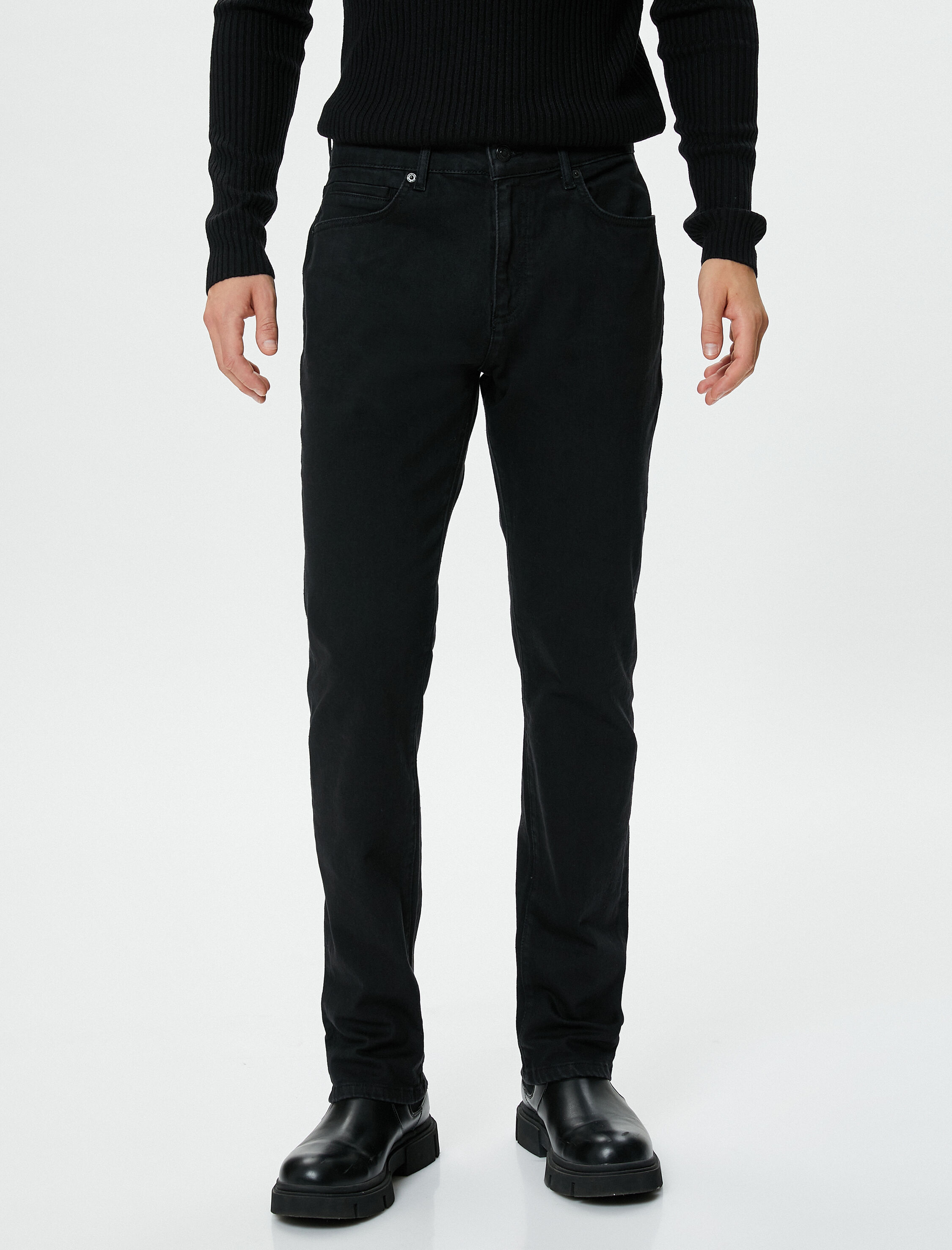   Straight Fit Boru Paça Kot Pantolon - Mark Jean