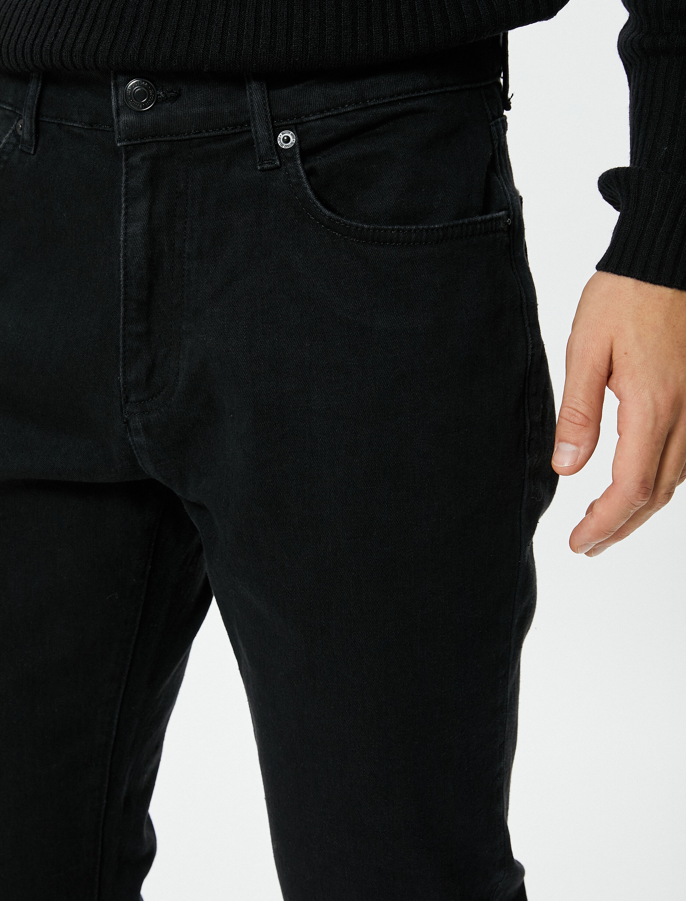   Straight Fit Boru Paça Kot Pantolon - Mark Jean