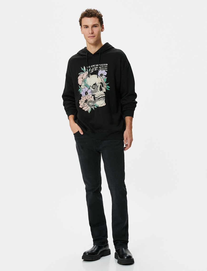   Straight Fit Boru Paça Kot Pantolon - Mark Jean