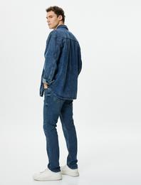 Slim Fit Kot Pantolon - Brad Jean