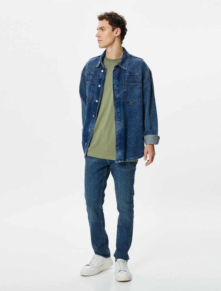  Slim Fit Kot Pantolon - Brad Jean