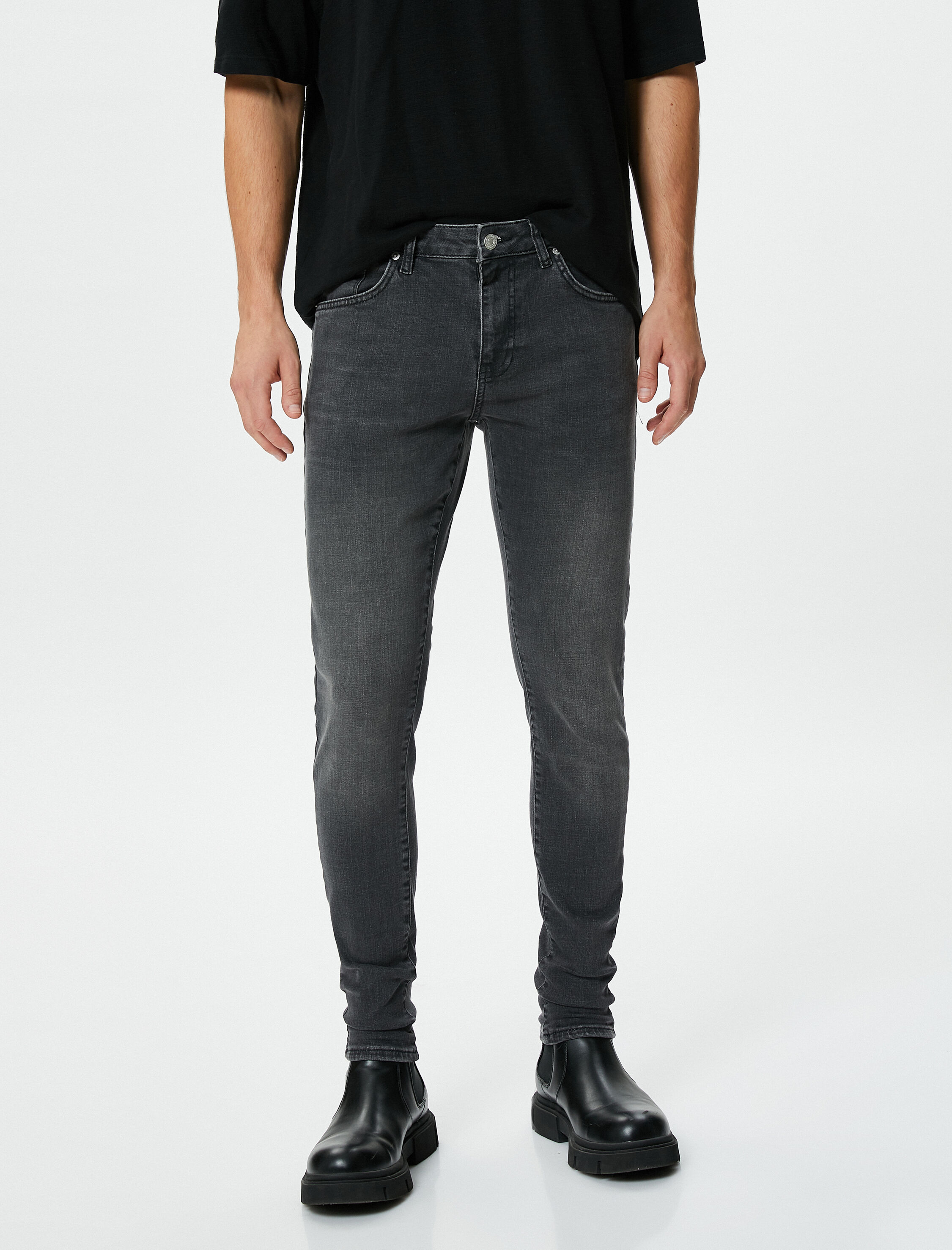   Skinny Fit Kot Pantolon - Michael Jean