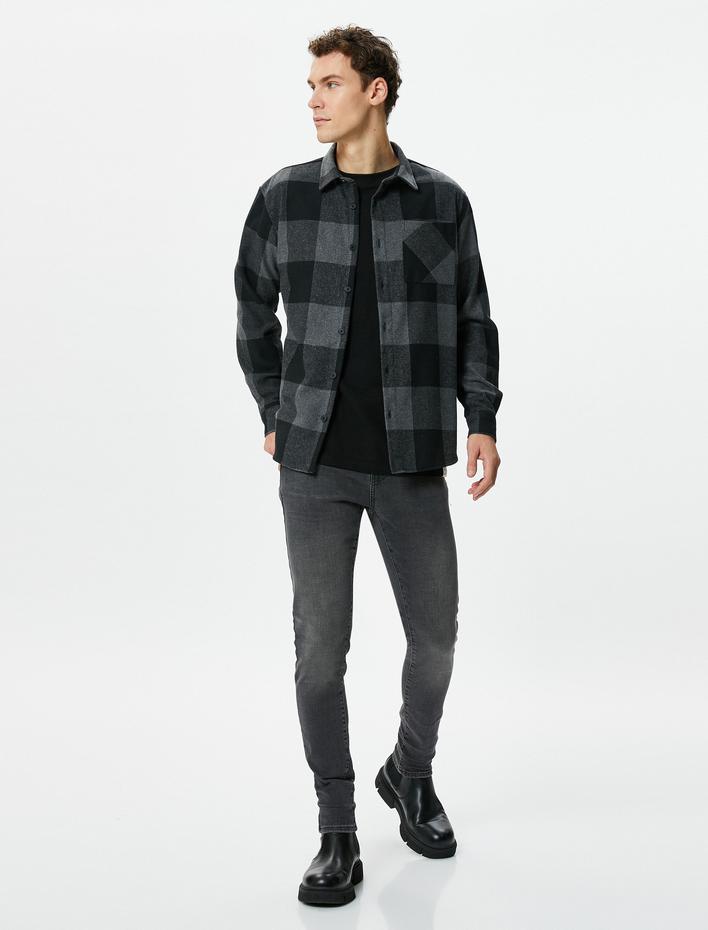  Skinny Fit Kot Pantolon - Michael Jean