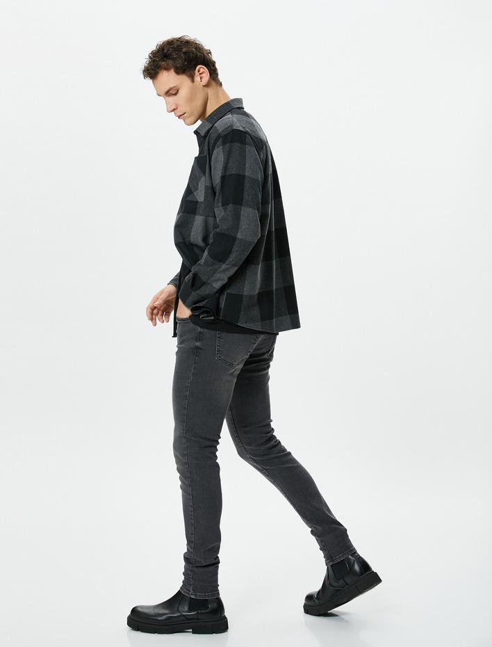  Skinny Fit Kot Pantolon - Michael Jean