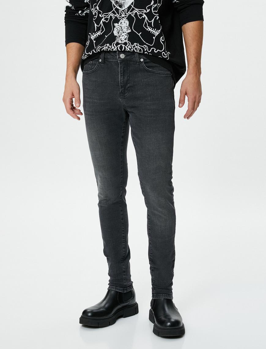   Skinny Fit Kot Pantolon - Michael Jean
