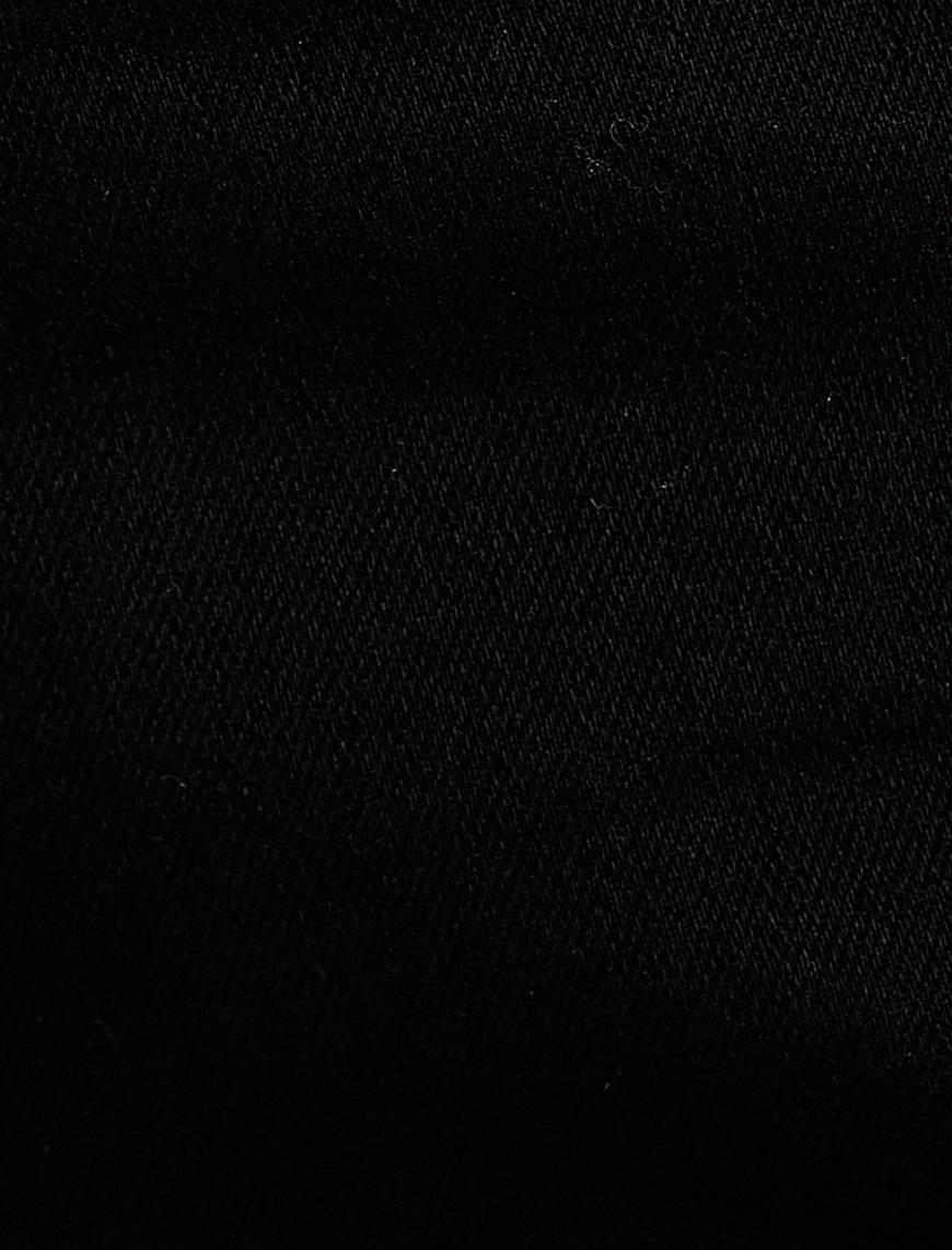   Ekstra Geniş Paça Kot Pantolon Gabardin Kumaş Yüksek Bel - Bianca Jeans
