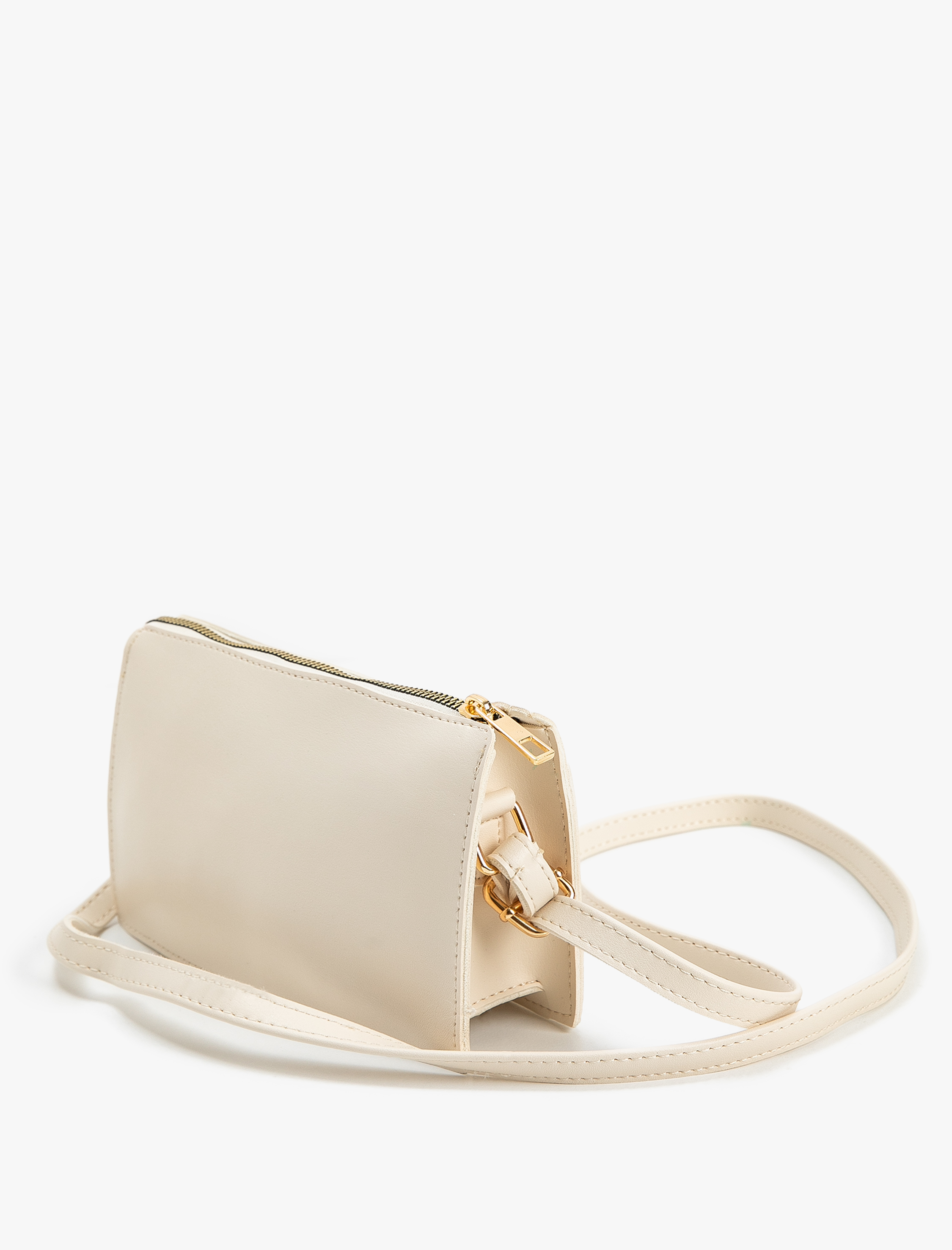  Kadın Çapraz Çanta Suni Deri Fermuarlı Çıtçıtlı