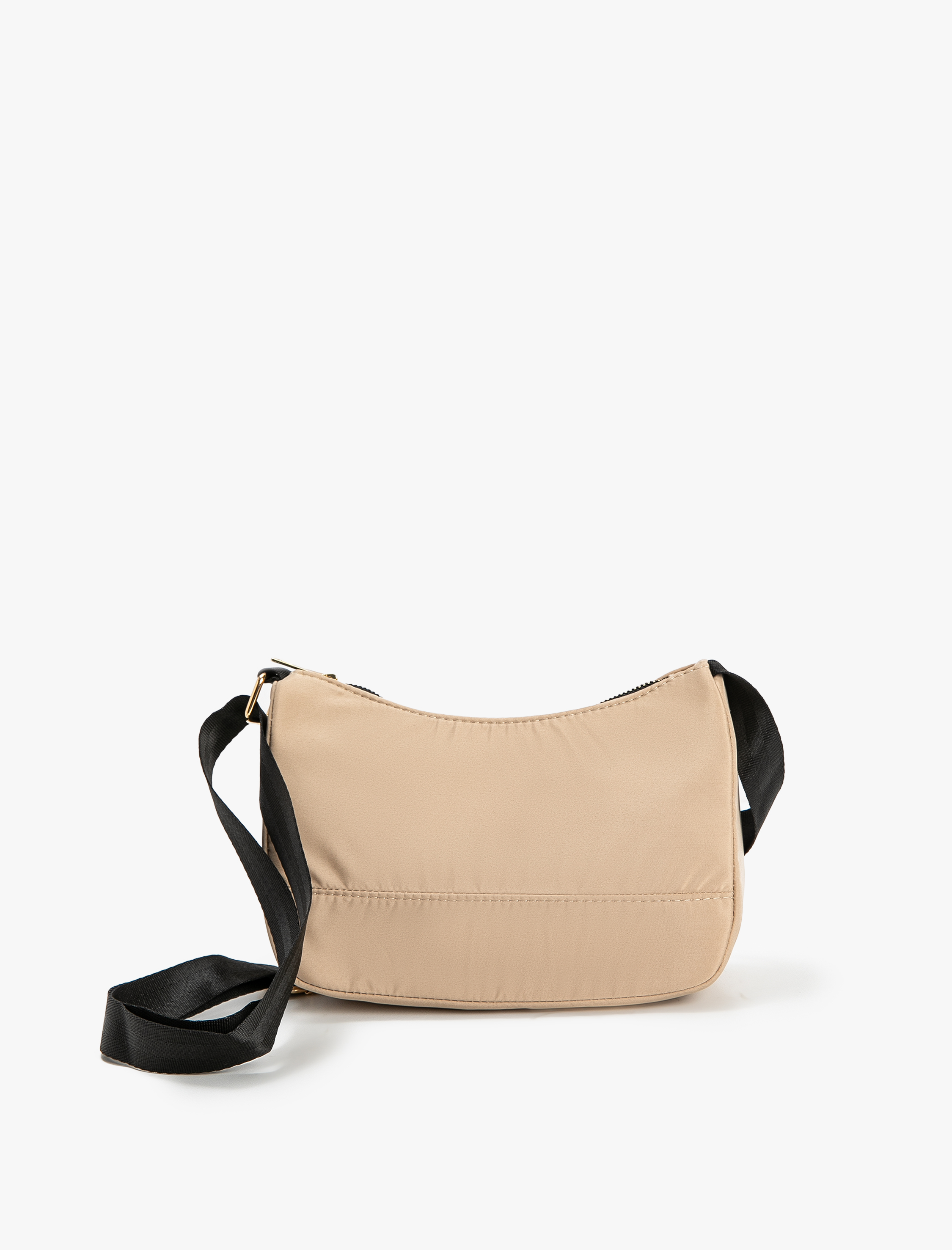  Kadın Paraşüt Çanta Fermuarlı Kalın Askılı