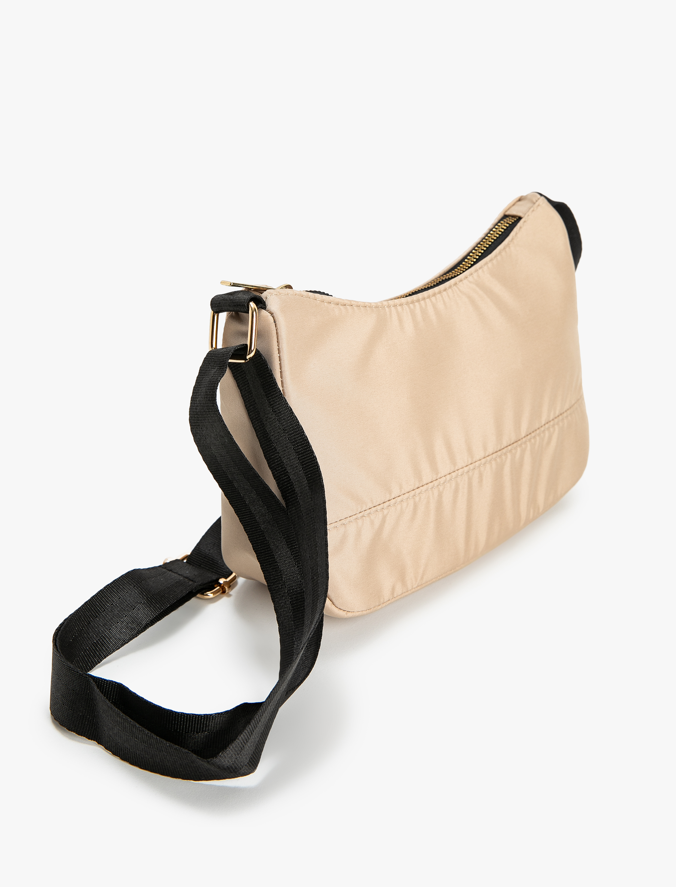  Kadın Paraşüt Çanta Fermuarlı Kalın Askılı