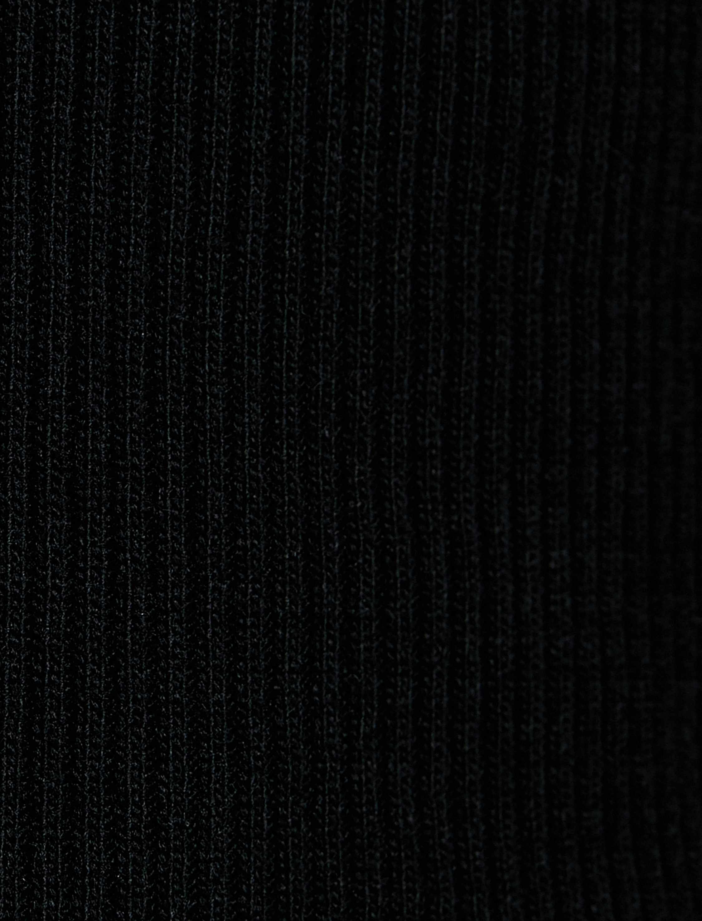   Triko Hırka Fermuarlı V Yaka Fitilli Uzun Kollu