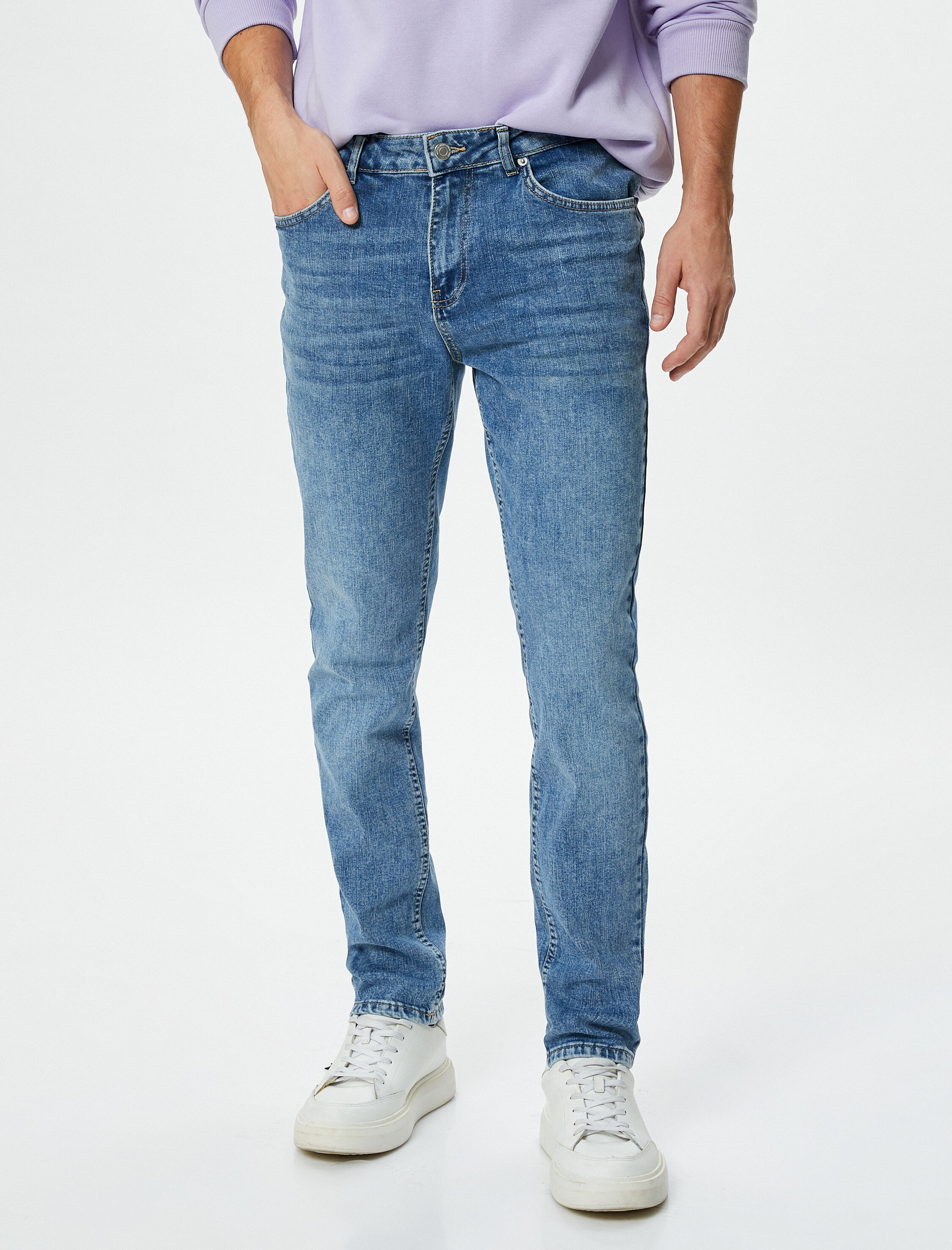   Slim Fit Kot Pantolon - Brad Jean