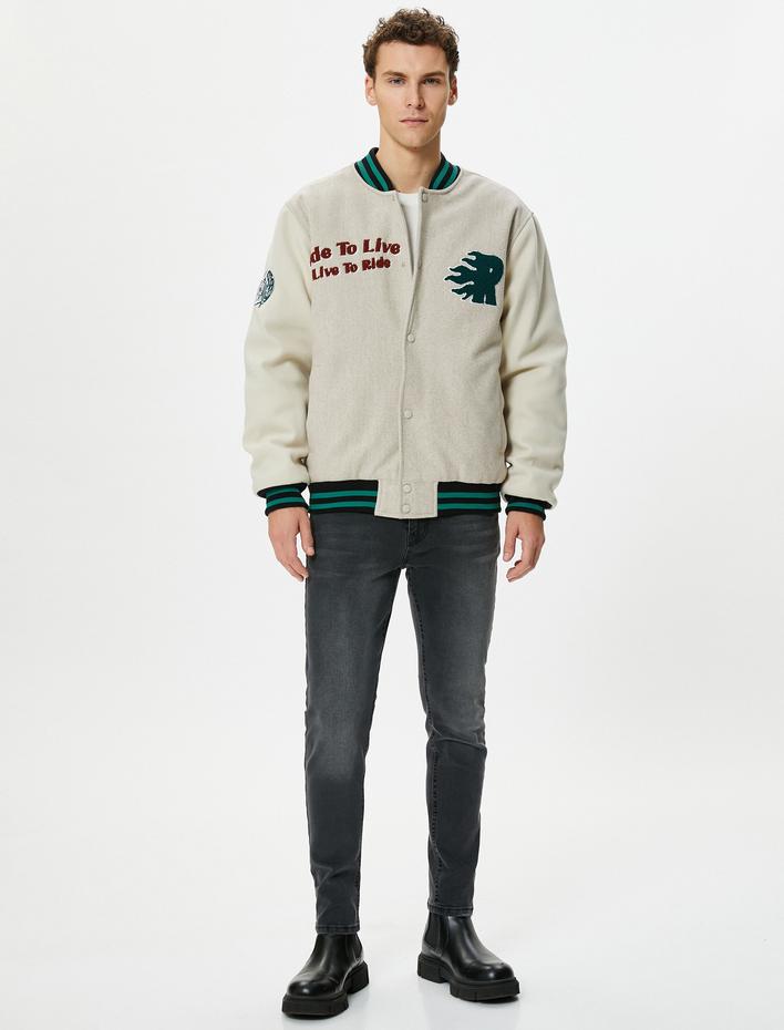  Skinny Fit Kot Pantolon - Michael Jean