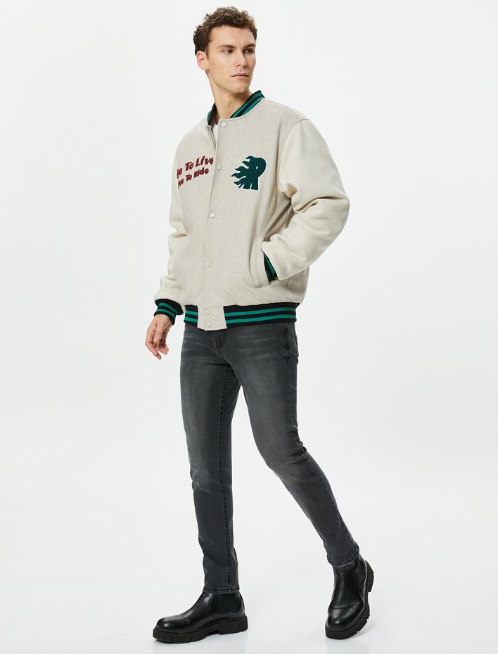  Skinny Fit Kot Pantolon - Michael Jean