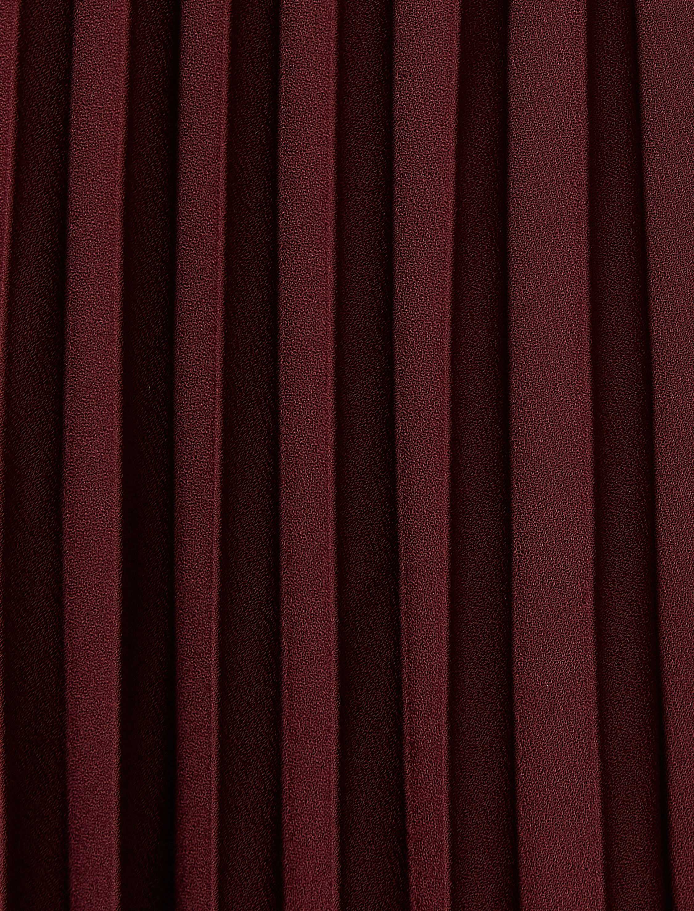   Midi Pileli Etek Normal Bel