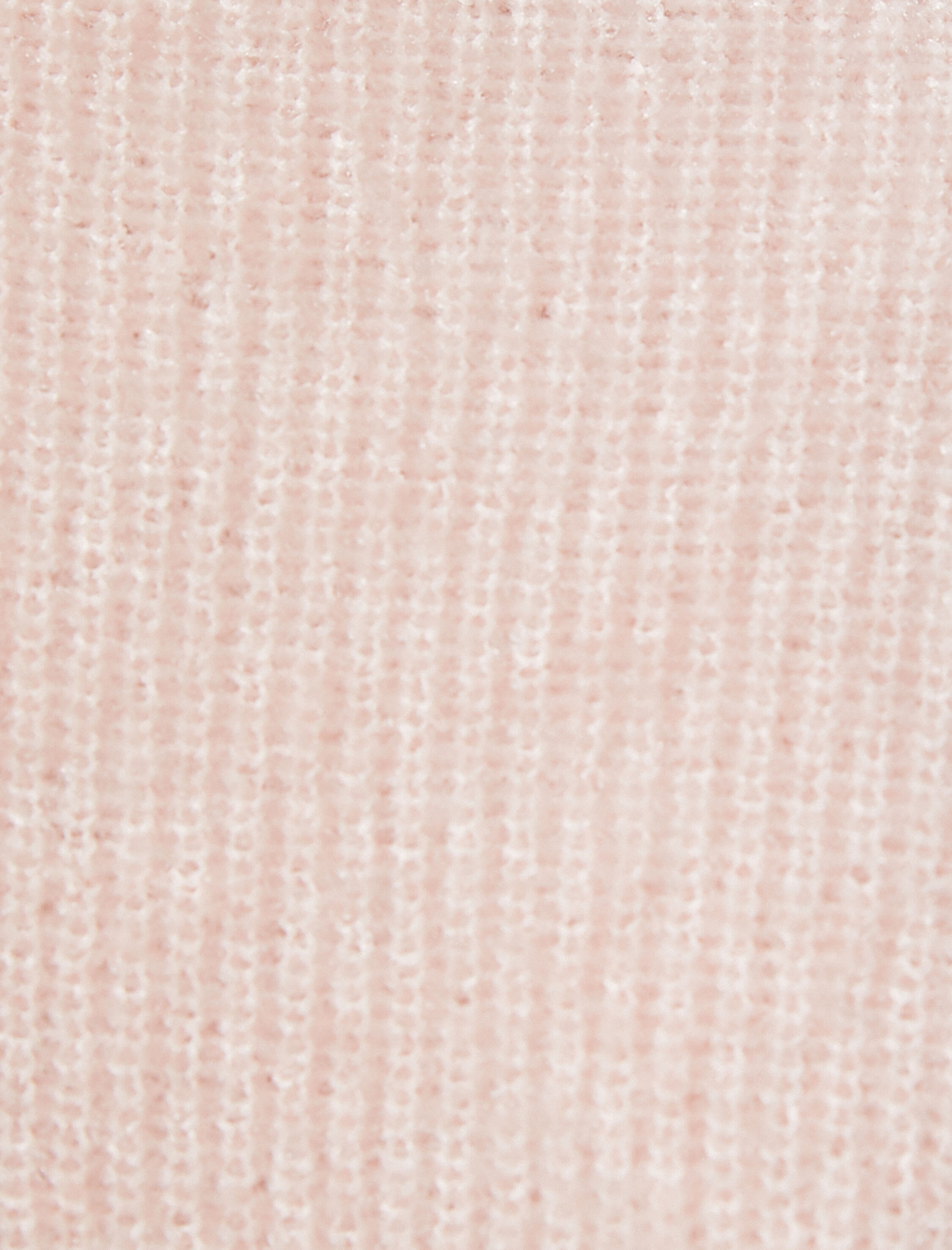   Peluş Süveter Dik Yaka Örgü