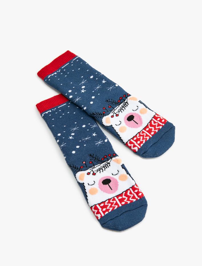 Kız Çocuk Ayıcıklı Soket Çorap