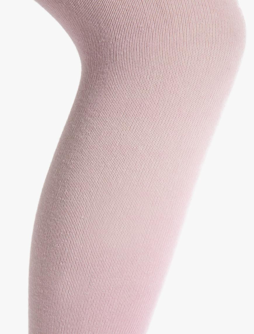  Kız Çocuk Basic Külotlu Çorap Pamuklu