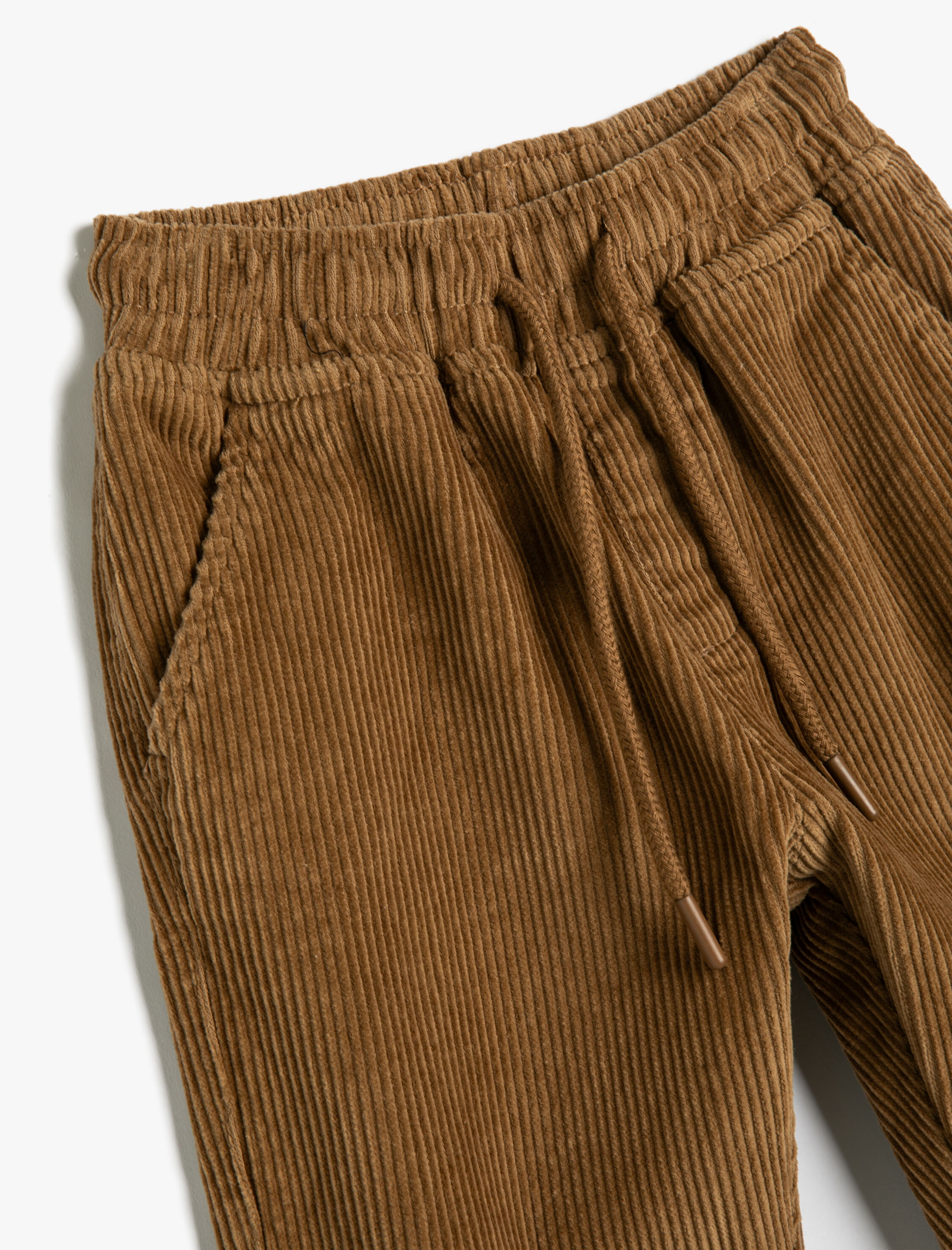  Erkek Çocuk Basic Pamuklu Pantolon Beli Bağlamalı Cep Detaylı