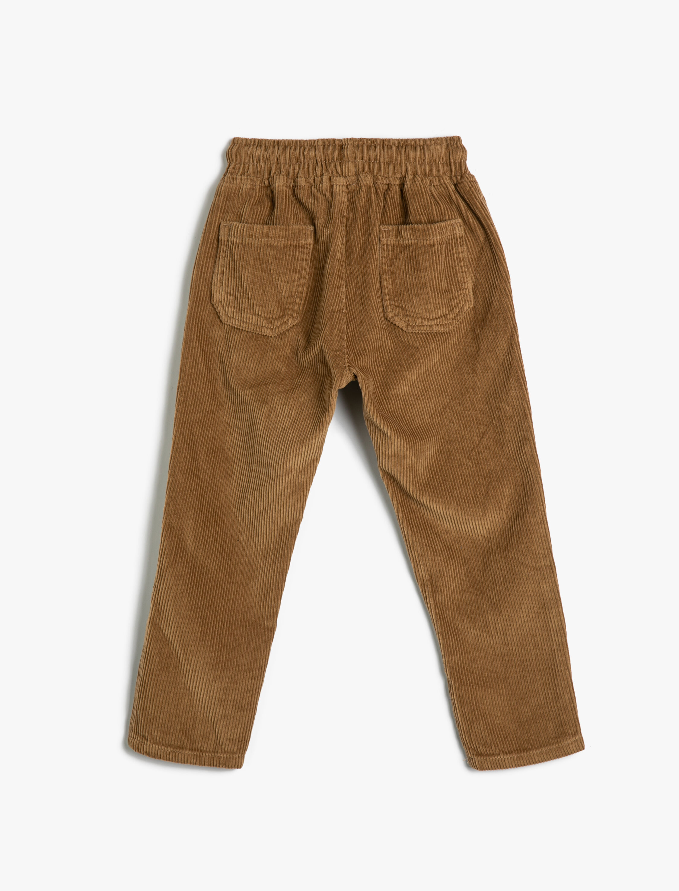  Erkek Çocuk Basic Pamuklu Pantolon Beli Bağlamalı Cep Detaylı