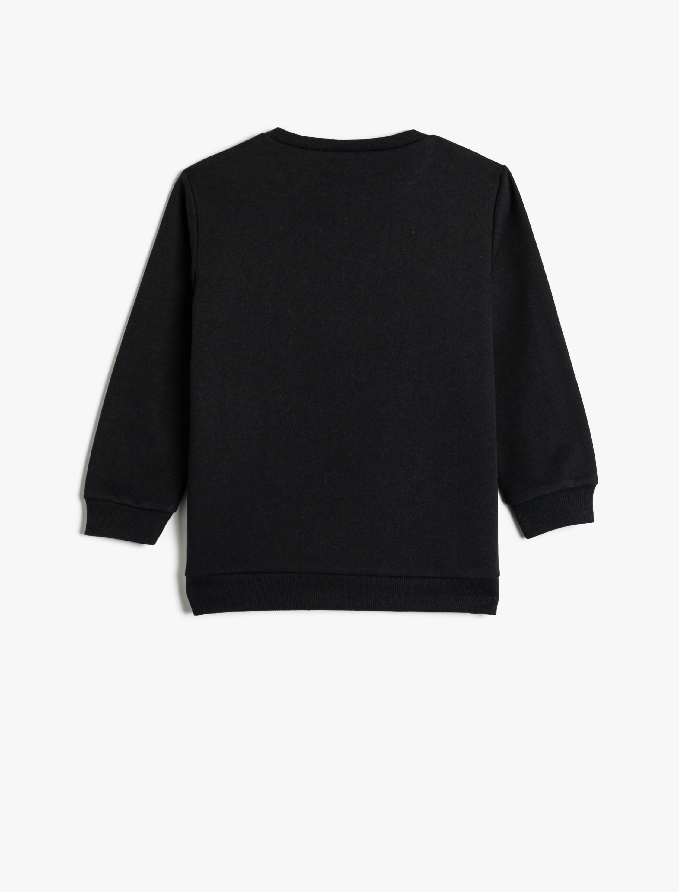  Erkek Çocuk Sweatshirt Uzun Kollu Bisiklet Yaka Uzay Temalı Dinozor Detaylı Şardonlu