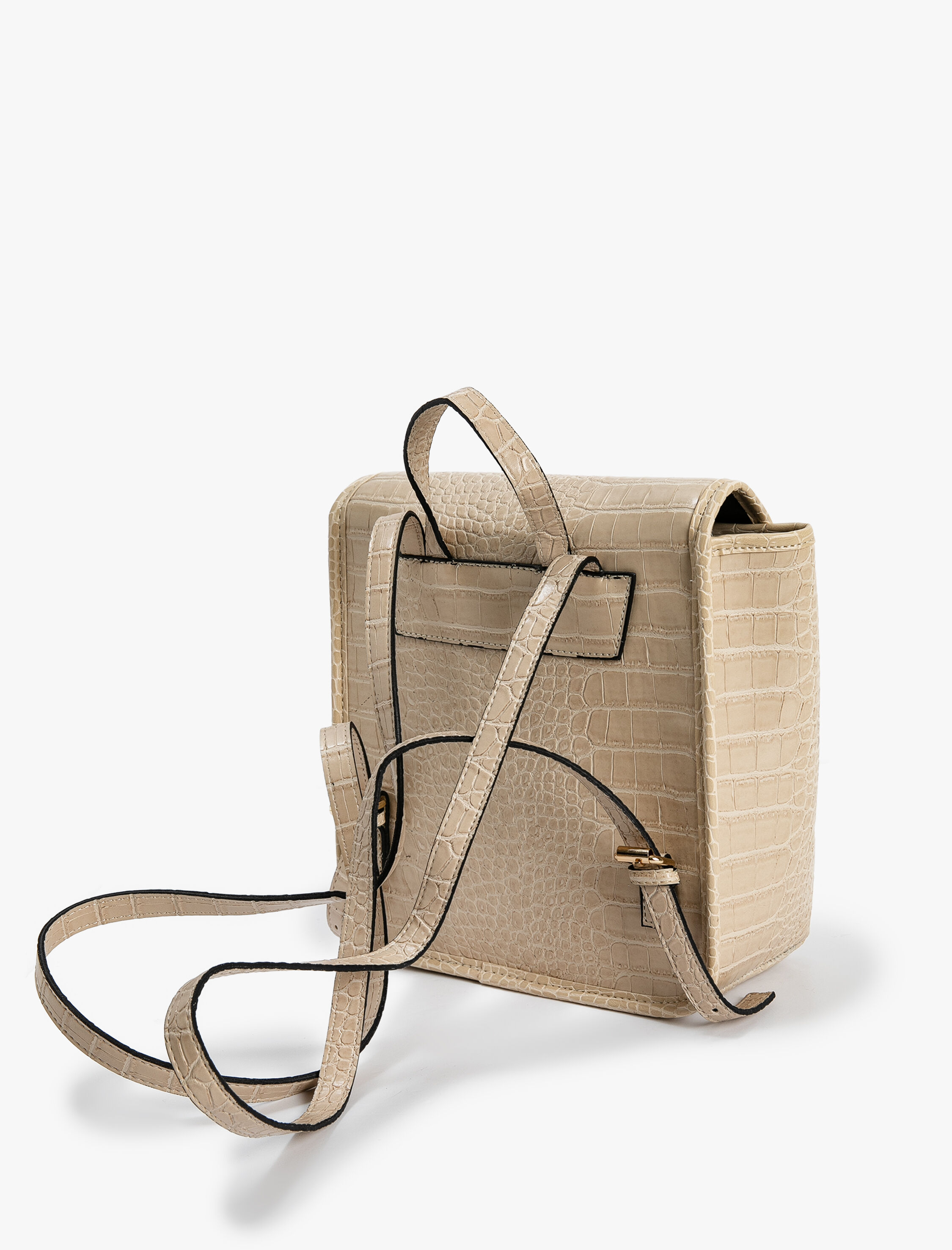  Kadın Sırt Çantası Suni Deri Tutma Saplı