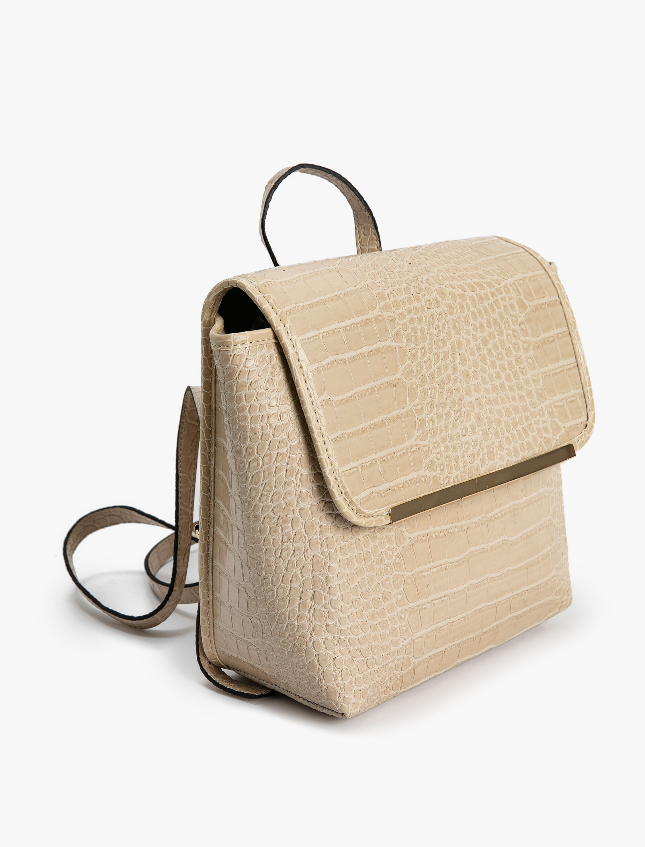  Kadın Sırt Çantası Suni Deri Tutma Saplı