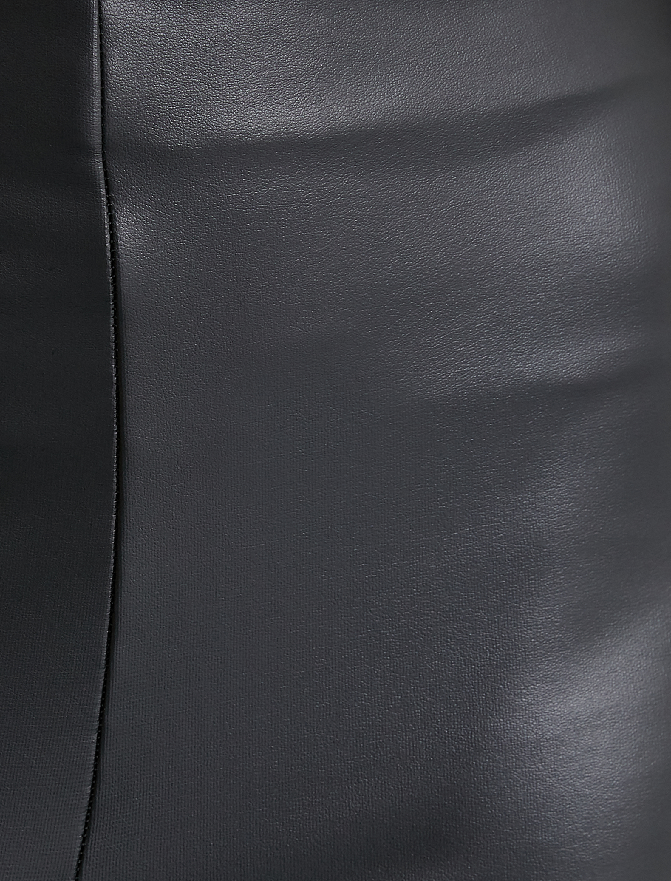 Suni Deri Tayt Pantolon Normal Bel