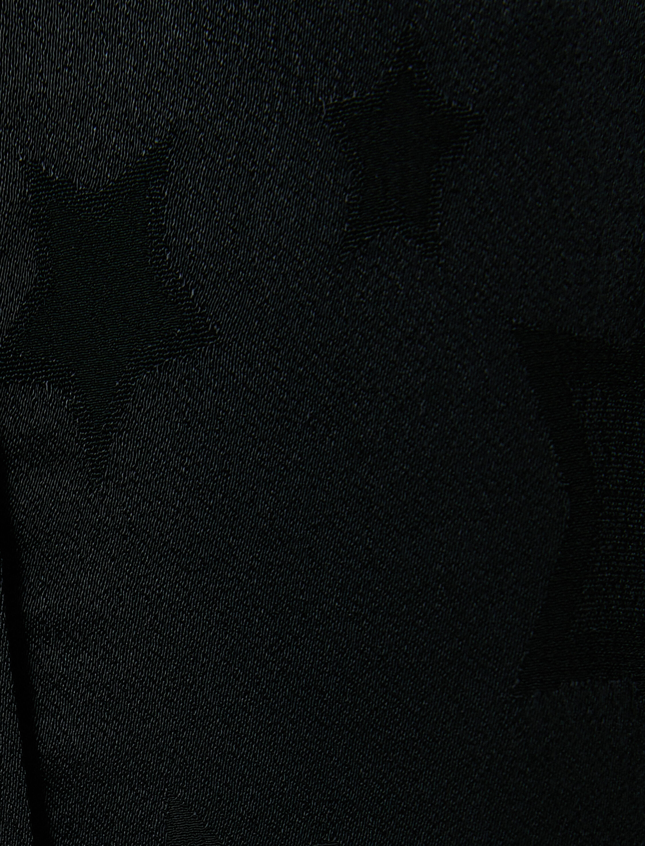   Saten Gömlek Yıldız Desenli Uzun Kollu