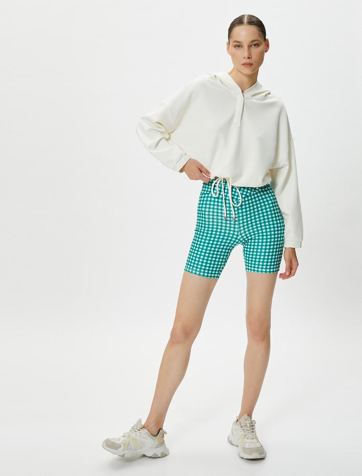  Modal Kumaş Spor Kapşonlu Sweatshirt Bol Kalıp Yumuşak Tuşe Dokulu