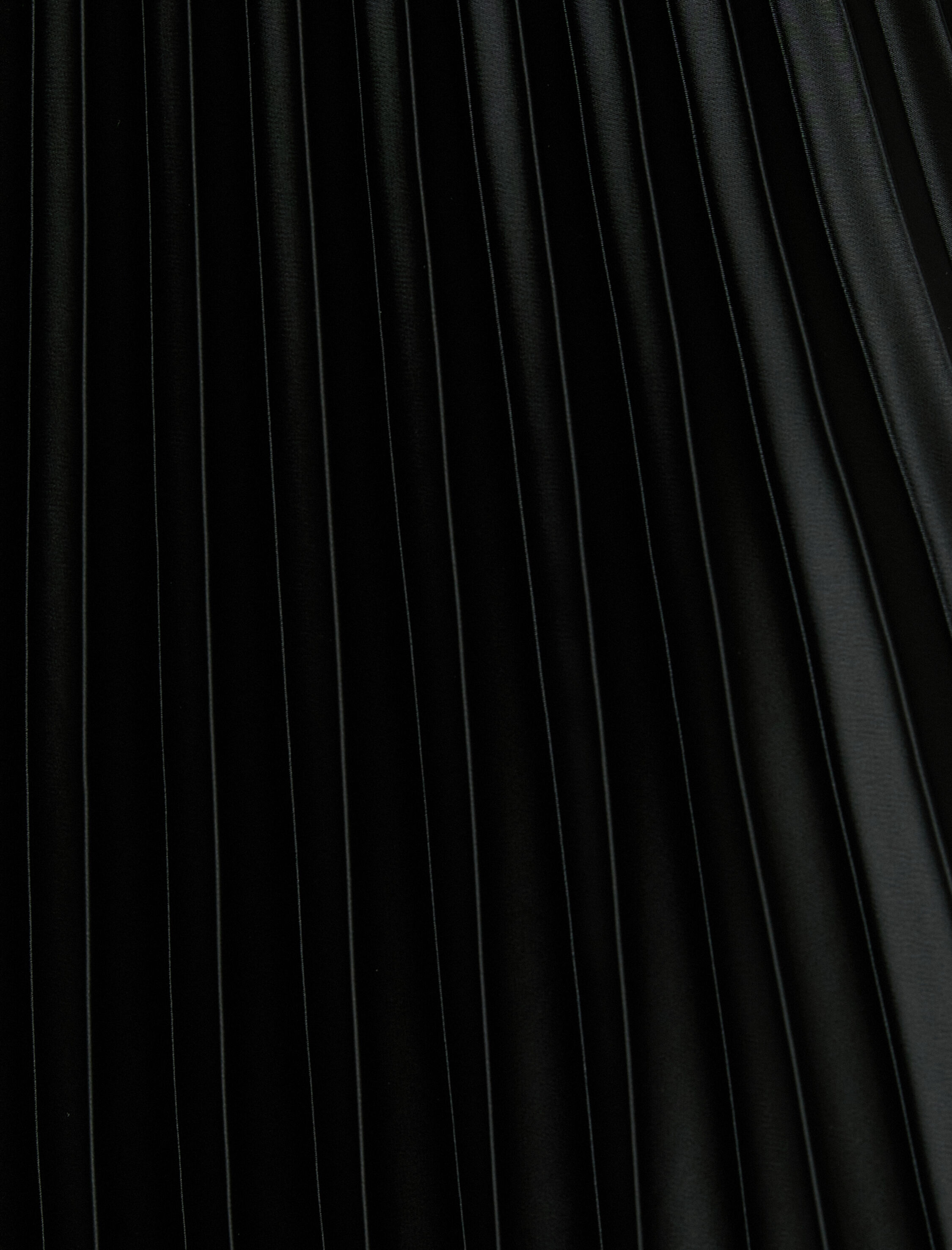   Midi Pileli Etek Normal Bel Fermuarlı