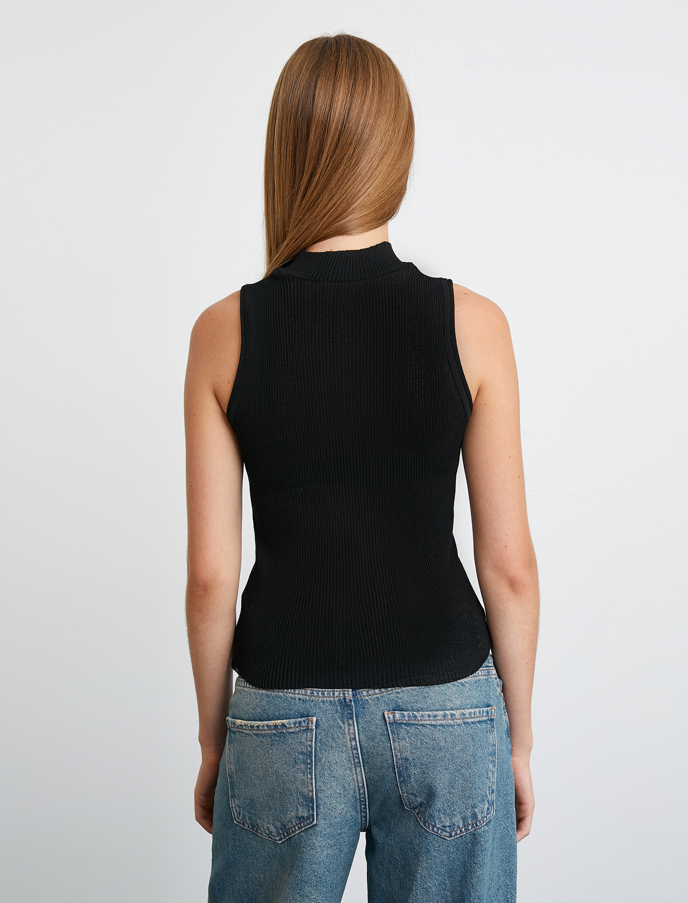 Triko Fitilli Atlet Dik Yaka Slim Fit